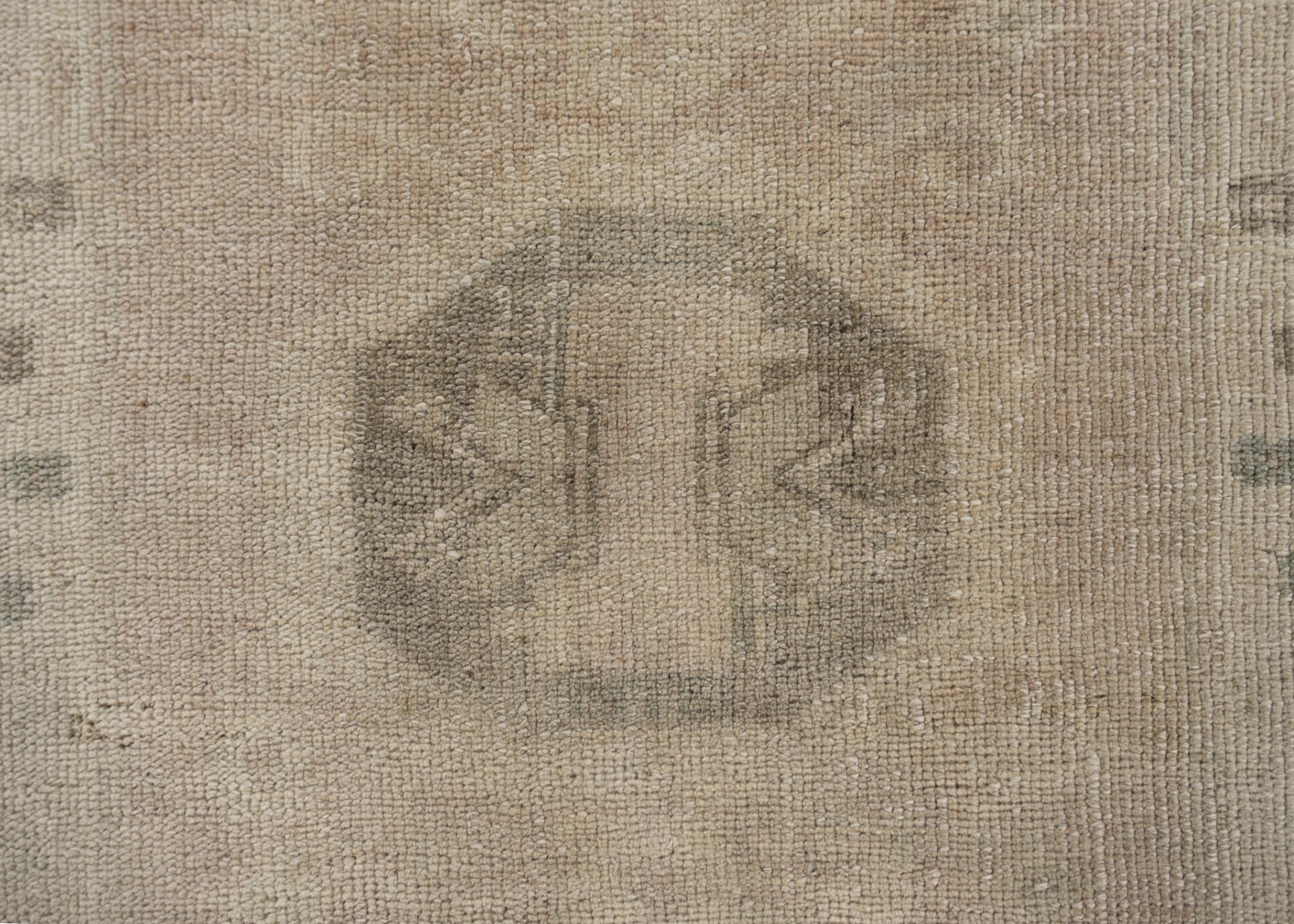 Oushak Rug Oriental Hand Knotted Turkish Oushak 5'9