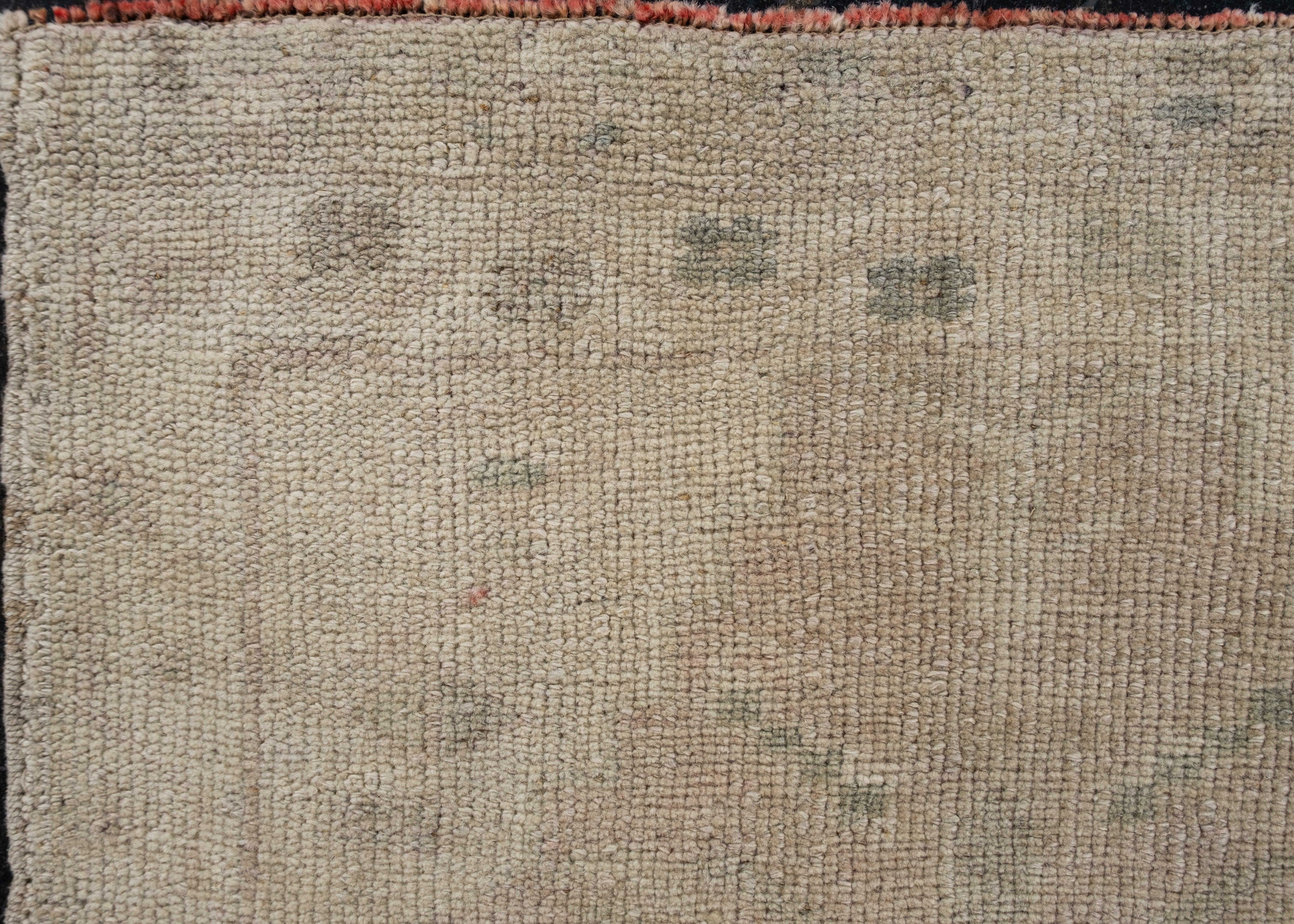 Oriental Hand Knotted Vintage Turkish Mini Rug 1'7