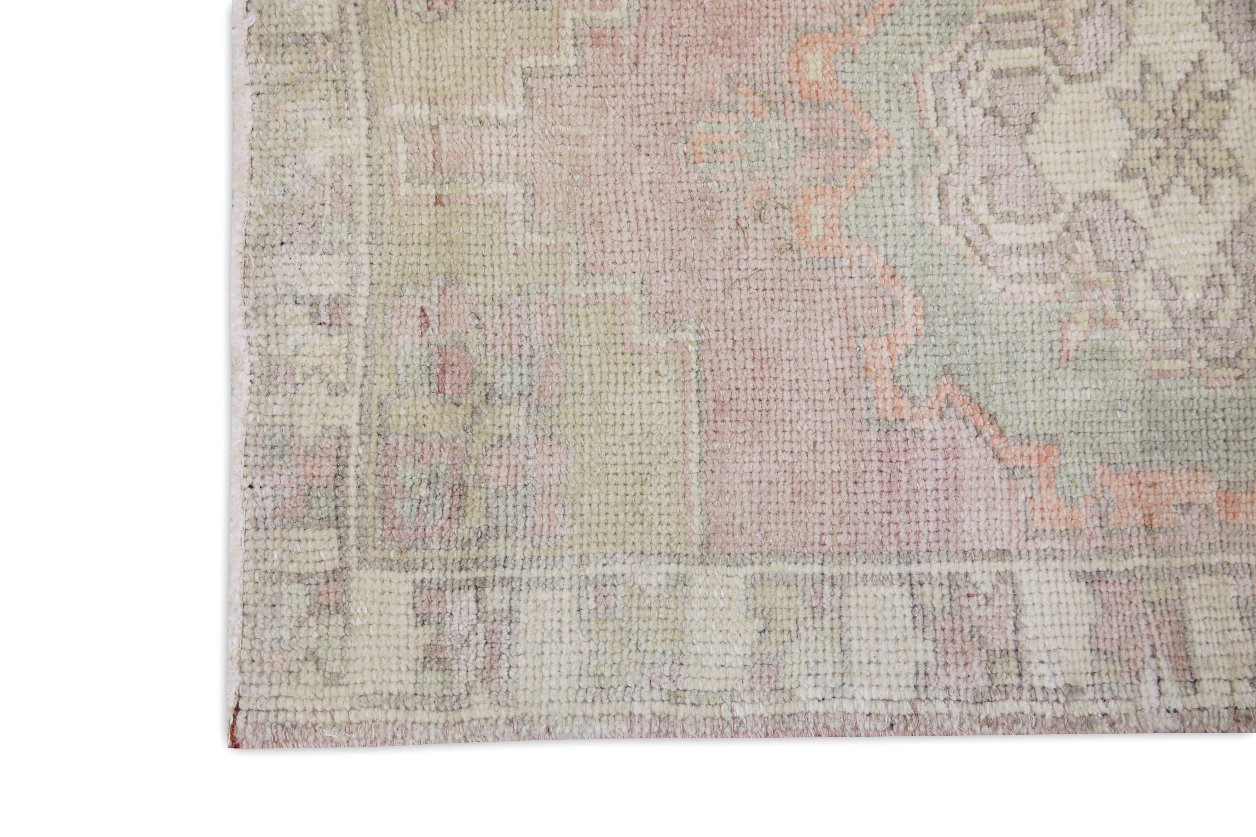 Hand-Knotted Oriental Hand Knotted Vintage Turkish Mini Rug 1'7