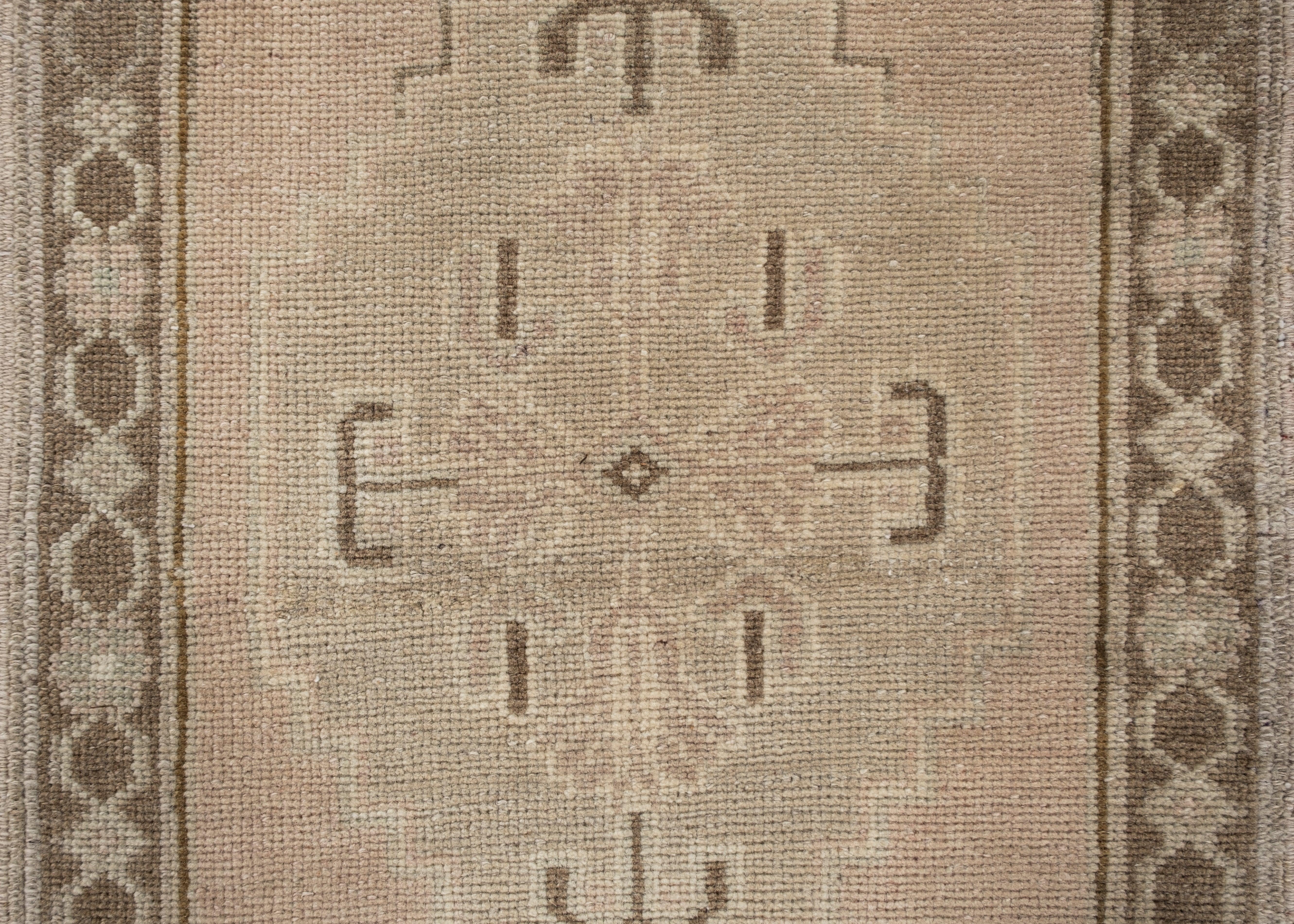 Oushak Rug Oriental Hand Knotted Turkish Oushak 7'8