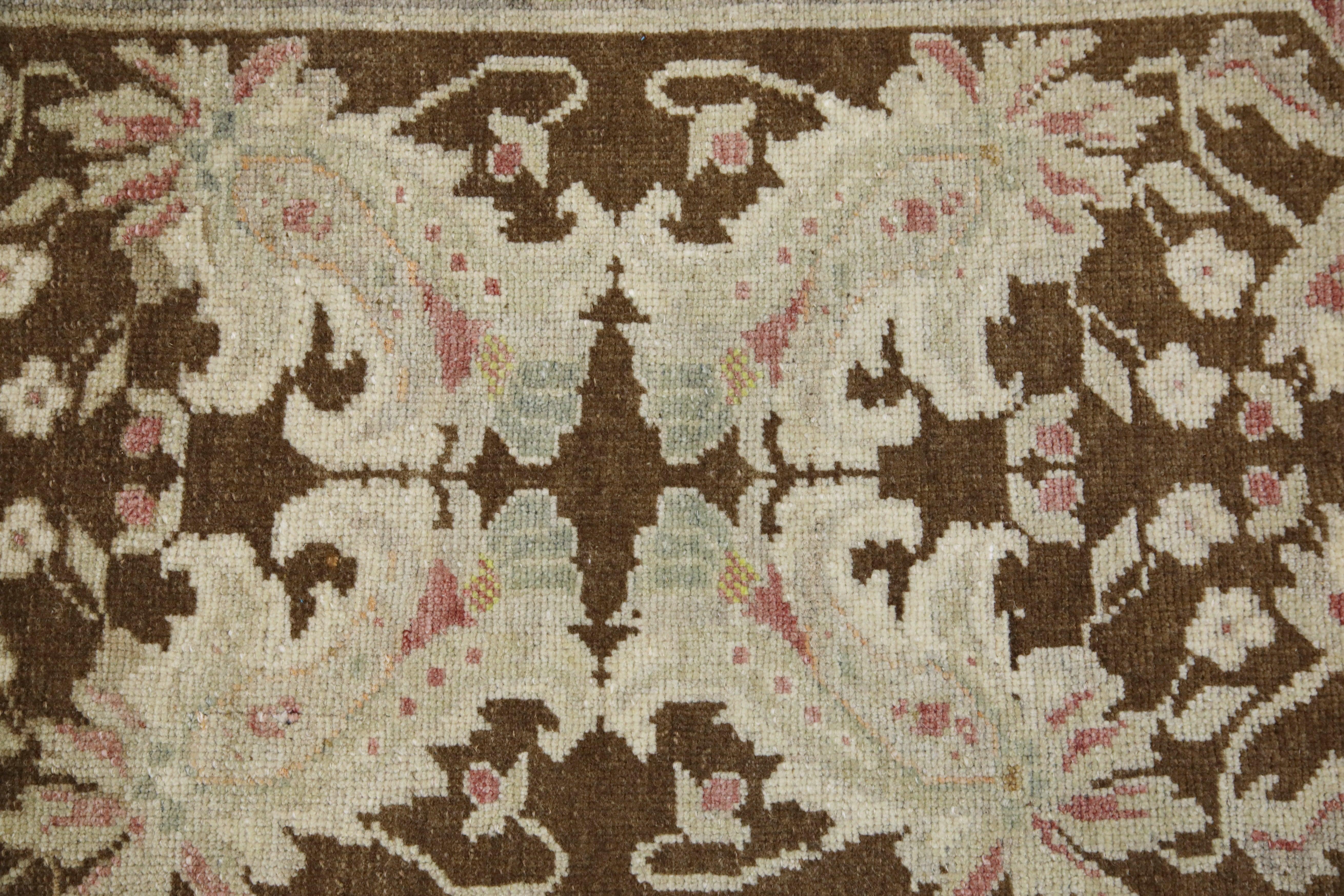 Oriental Hand Knotted Vintage Turkish Mini Rug 1'7