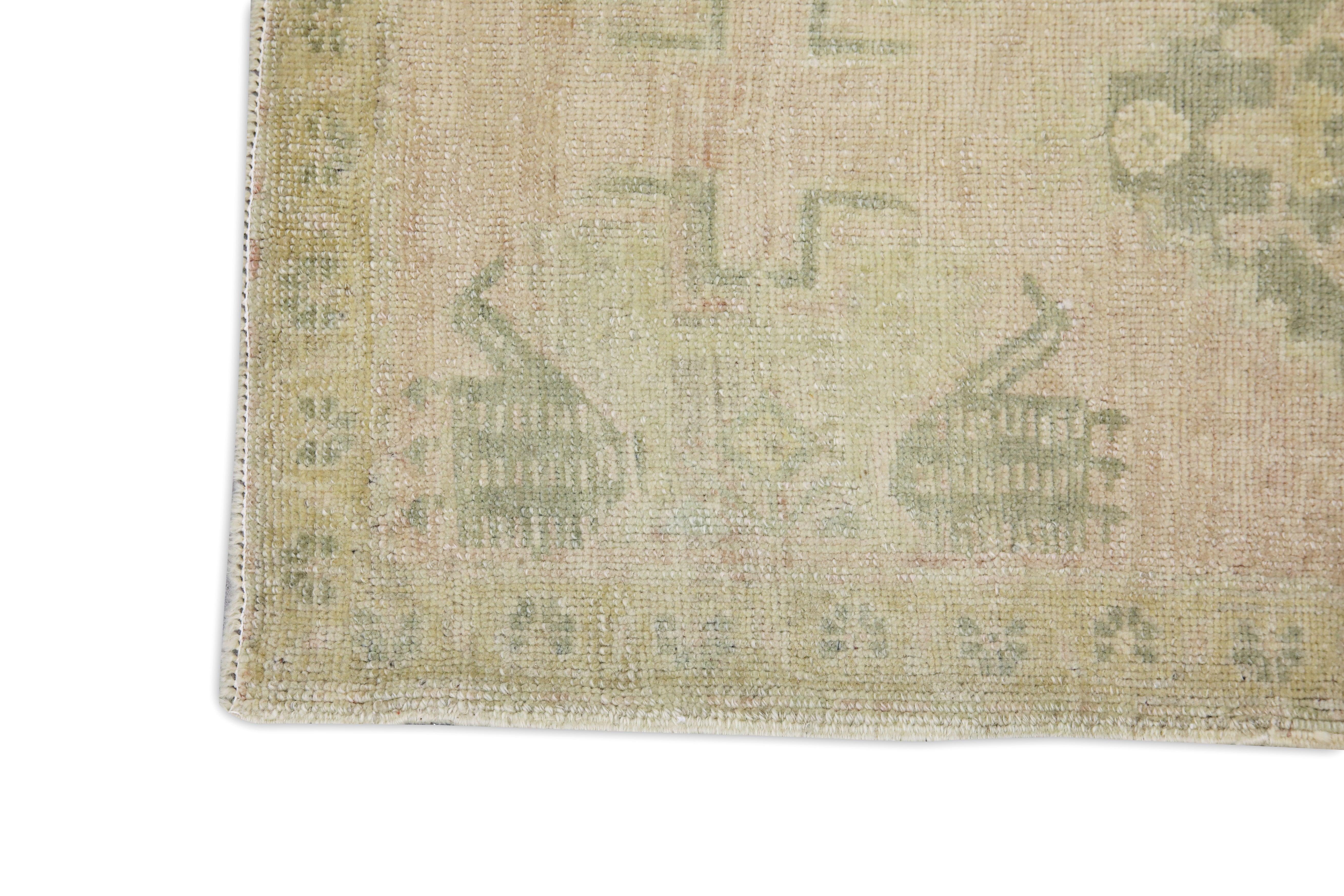 Hand-Knotted Oriental Hand Knotted Vintage Turkish Mini Rug 1'7