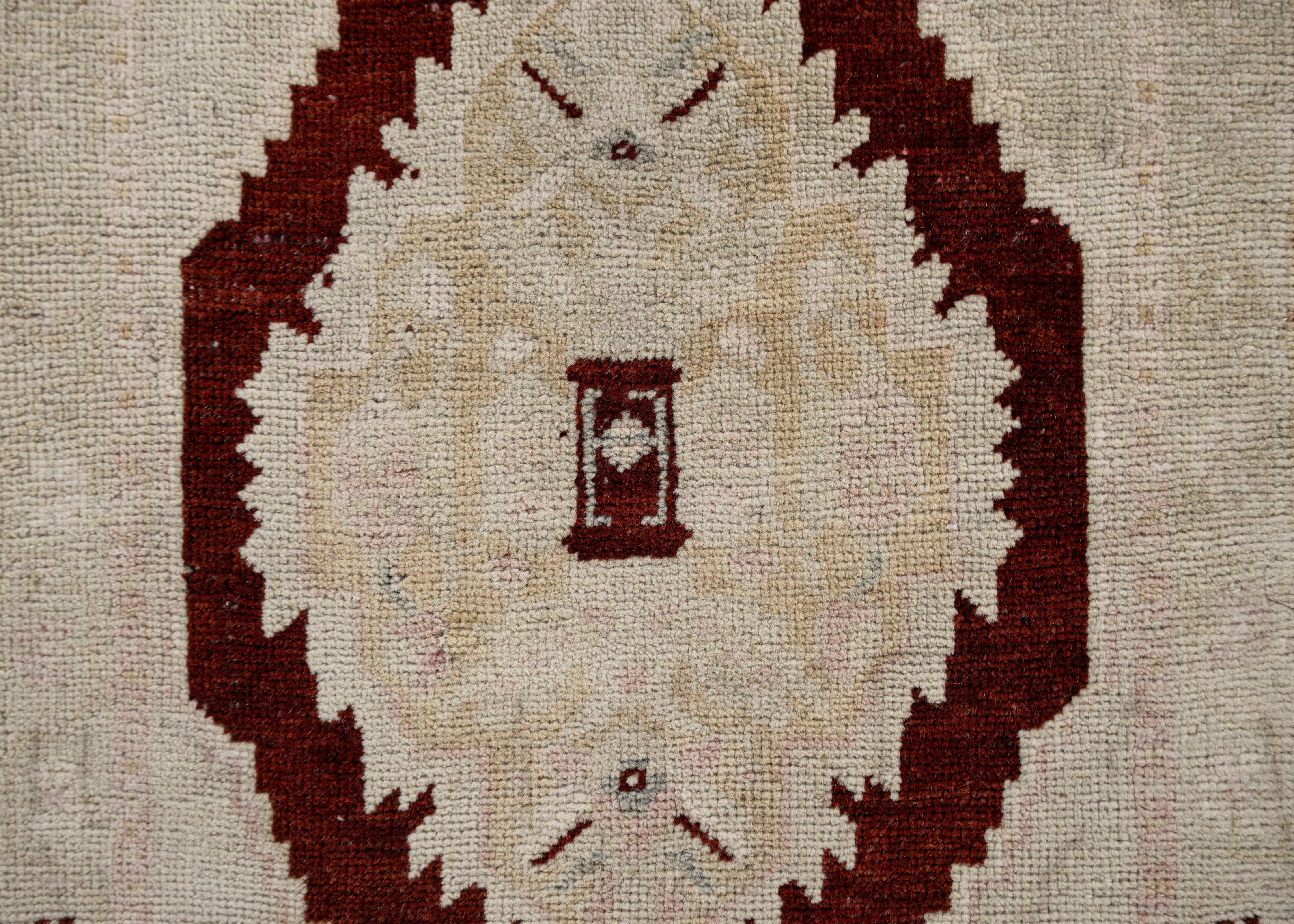 Oushak Rug Oriental Hand Knotted Turkish Oushak 5' x 7' #45 Explore a curated collection of hallway runners, wool rugs, and handmade masterpieces, where elegance meets functionality. Elevate your space with a variety of styles to suit every taste.