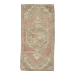 Oriental Hand Knotted Vintage Turkish Mini Rug 1
7" x 3
3" #8867