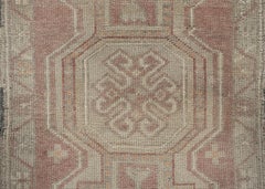 Oriental Hand Knotted Vintage Turkish Mini Rug 1'7" x 3'4" #10204