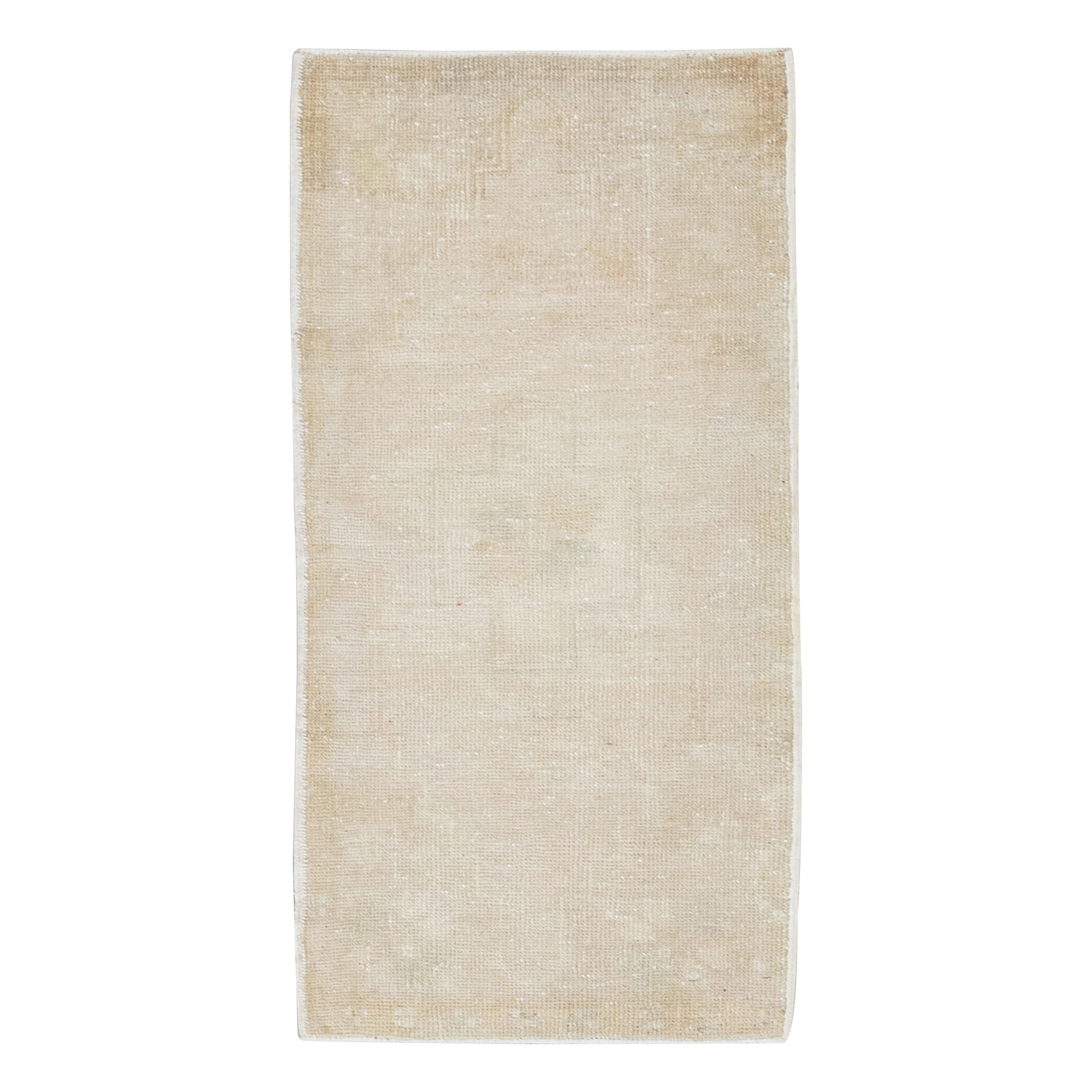 Orientalischer handgeknüpfter türkischer Vintage-Miniteppich 1'7" x 3'6" #8279
