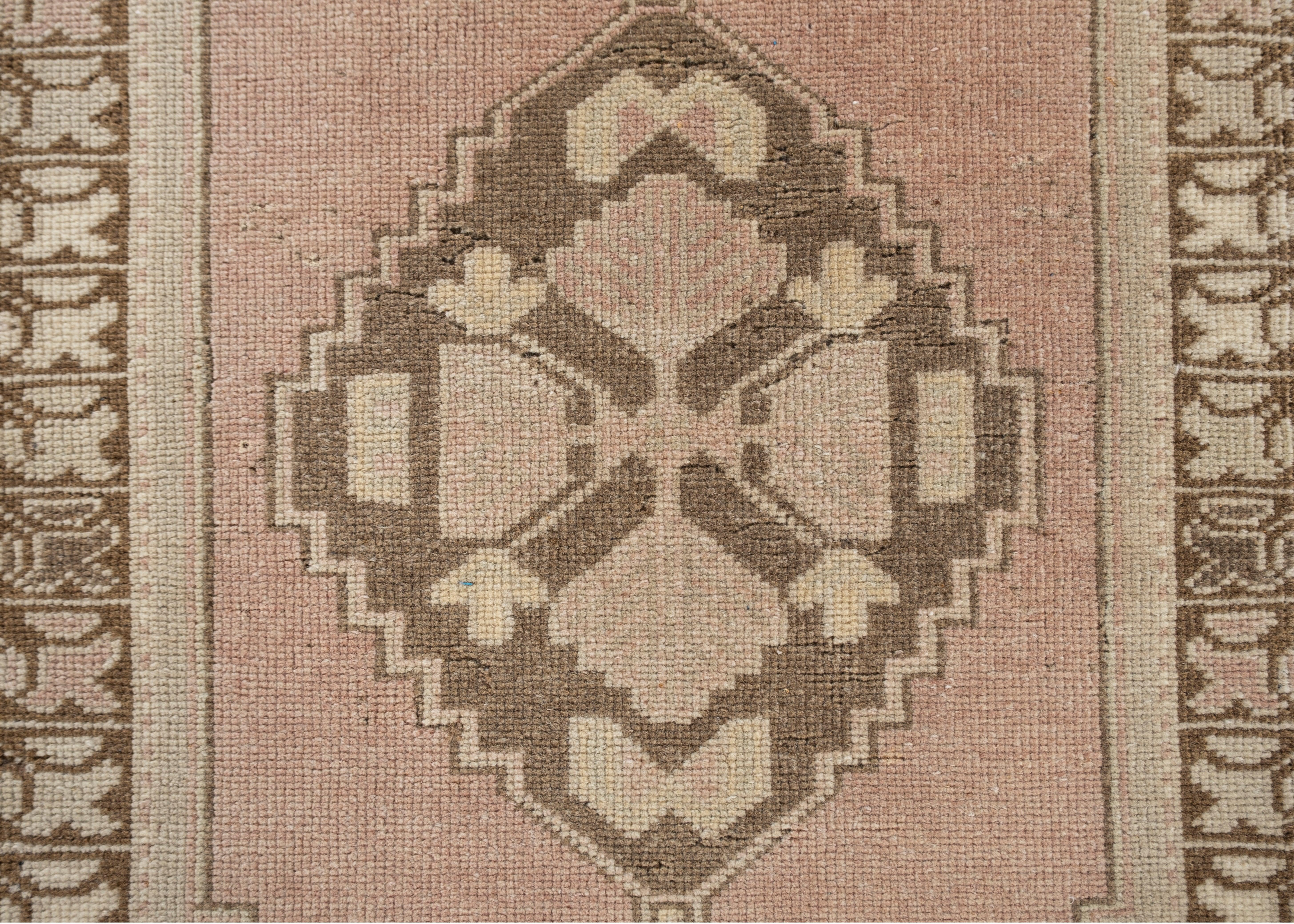 Oushak Rug Oriental Hand Knotted Turkish Oushak 3' x 4'3