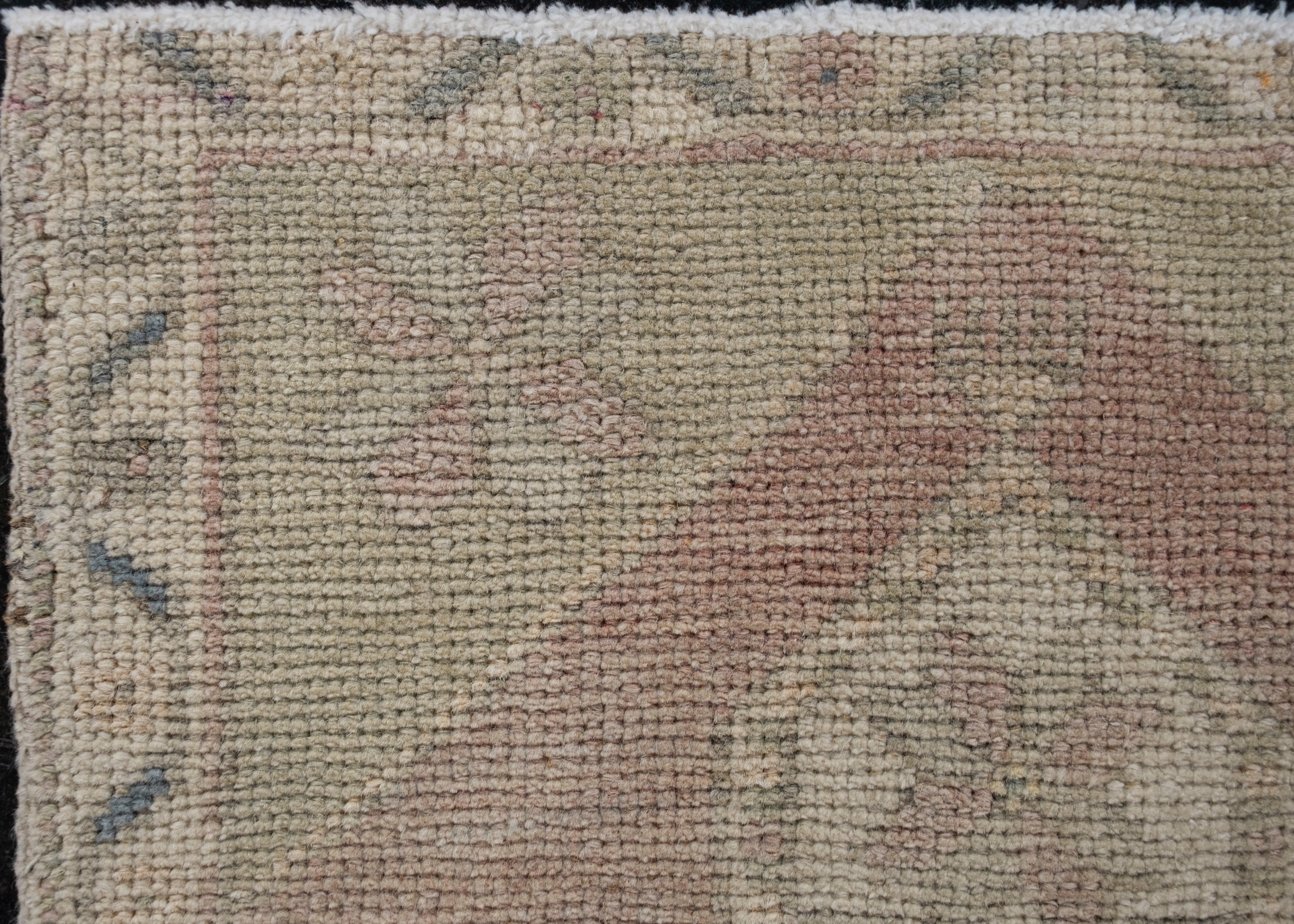 Oriental Hand Knotted Vintage Turkish Mini Rug 1'8