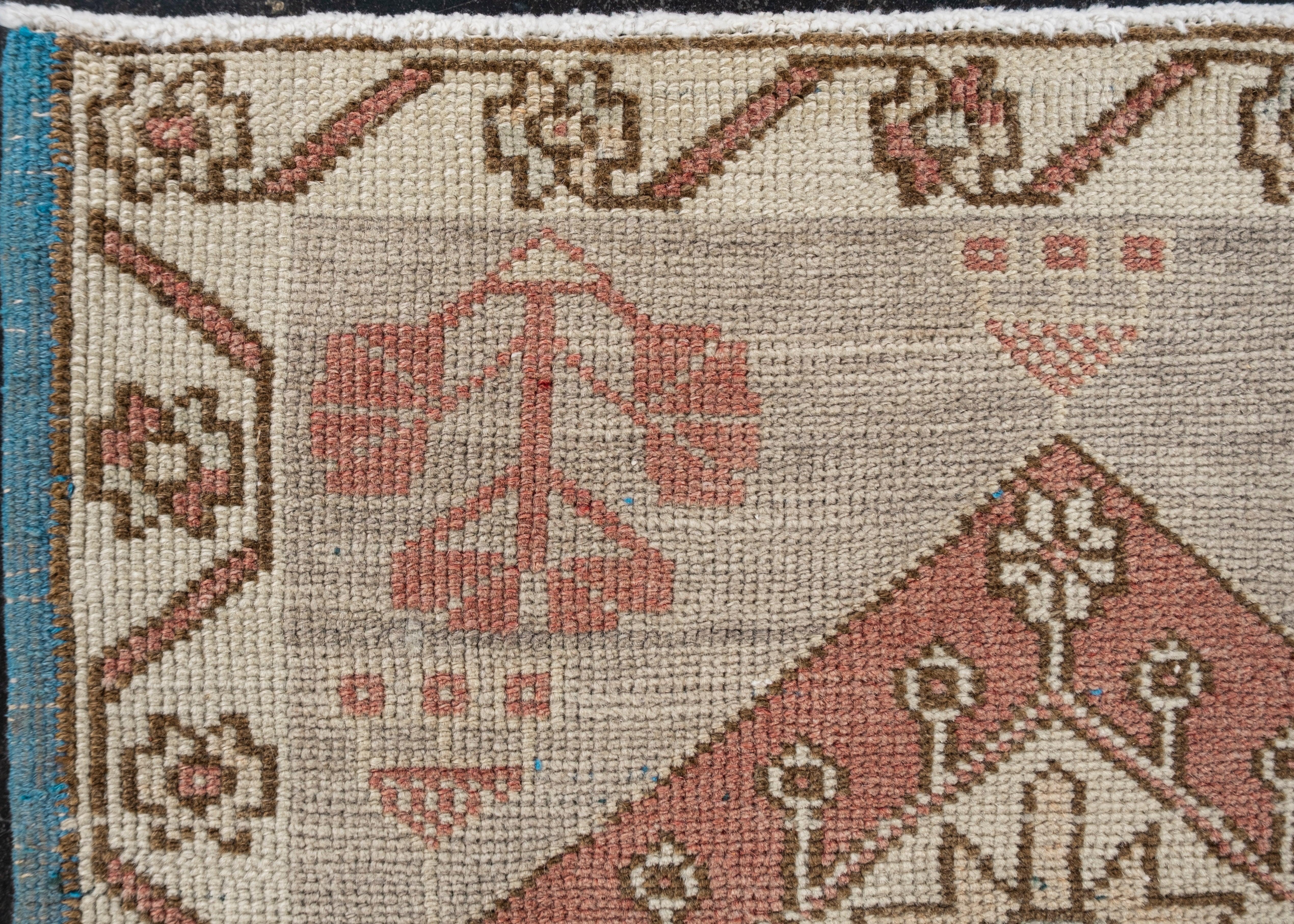 Oushak Rug Oriental Hand Knotted Turkish Oushak 3'1