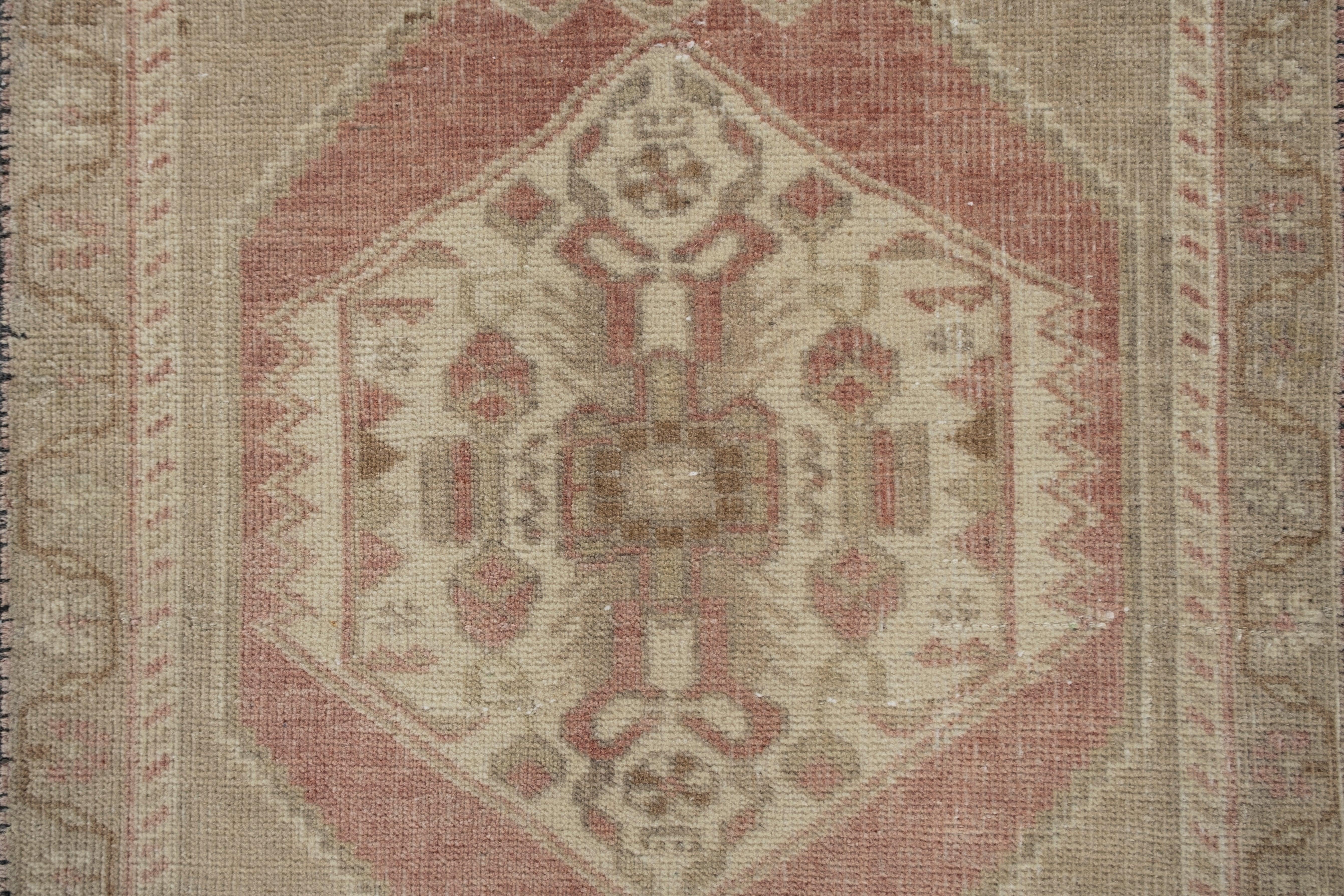 Oushak Rug Oriental Hand Knotted Turkish Oushak 2'11