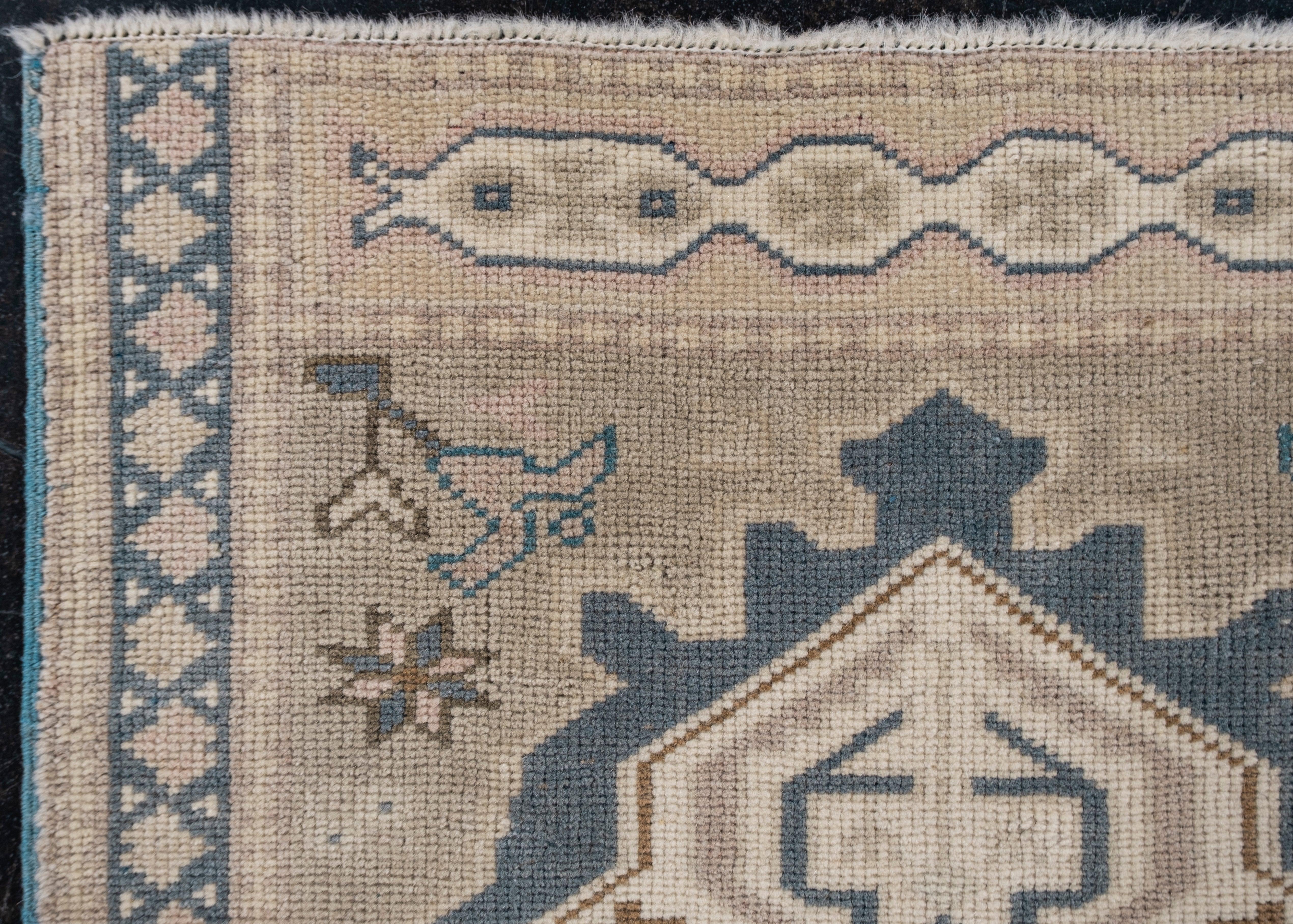 Orientalischer handgeknüpfter türkischer Vintage-Miniteppich 1'8