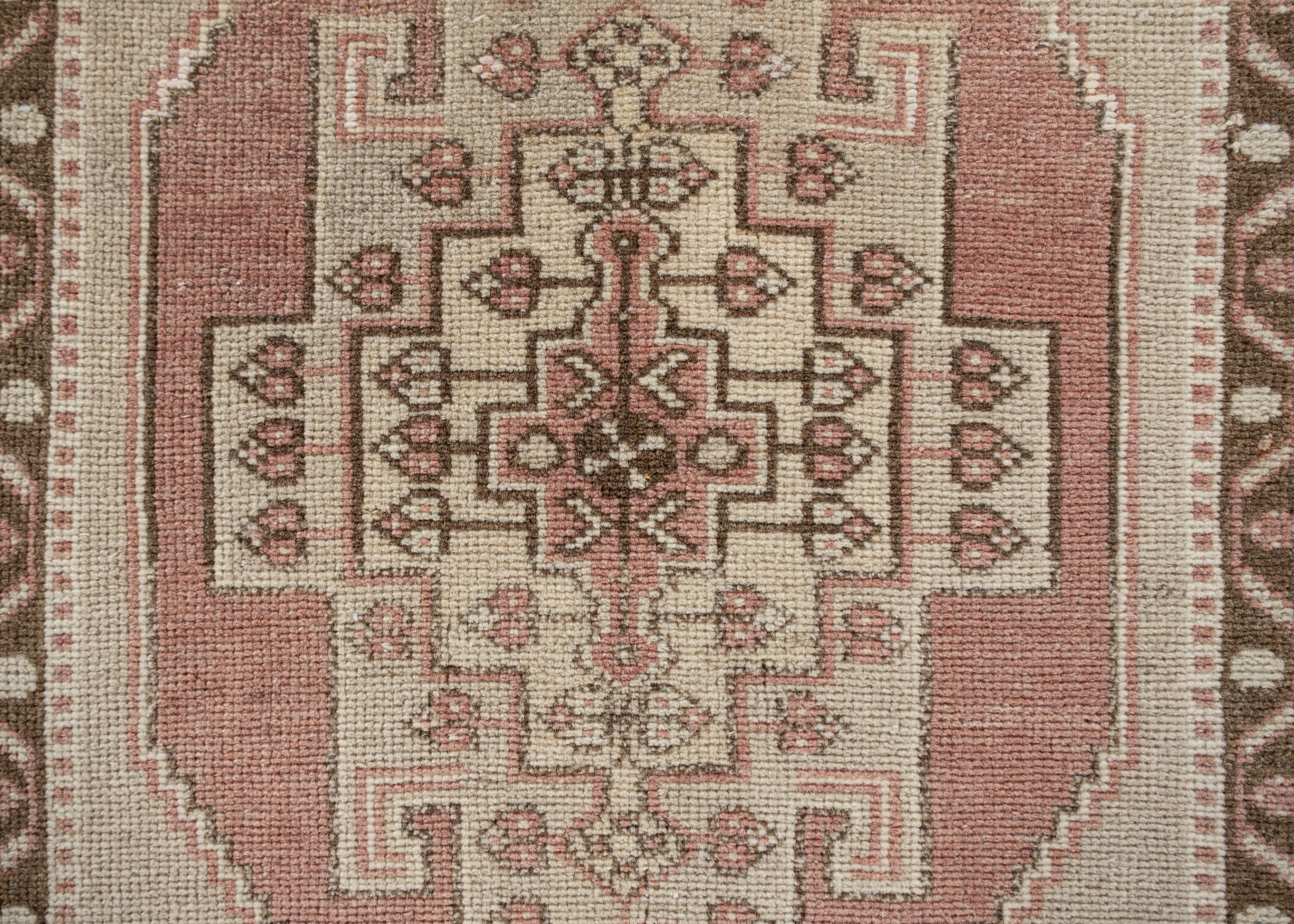 Oushak Rug Oriental Hand Knotted Turkish Oushak 5'2