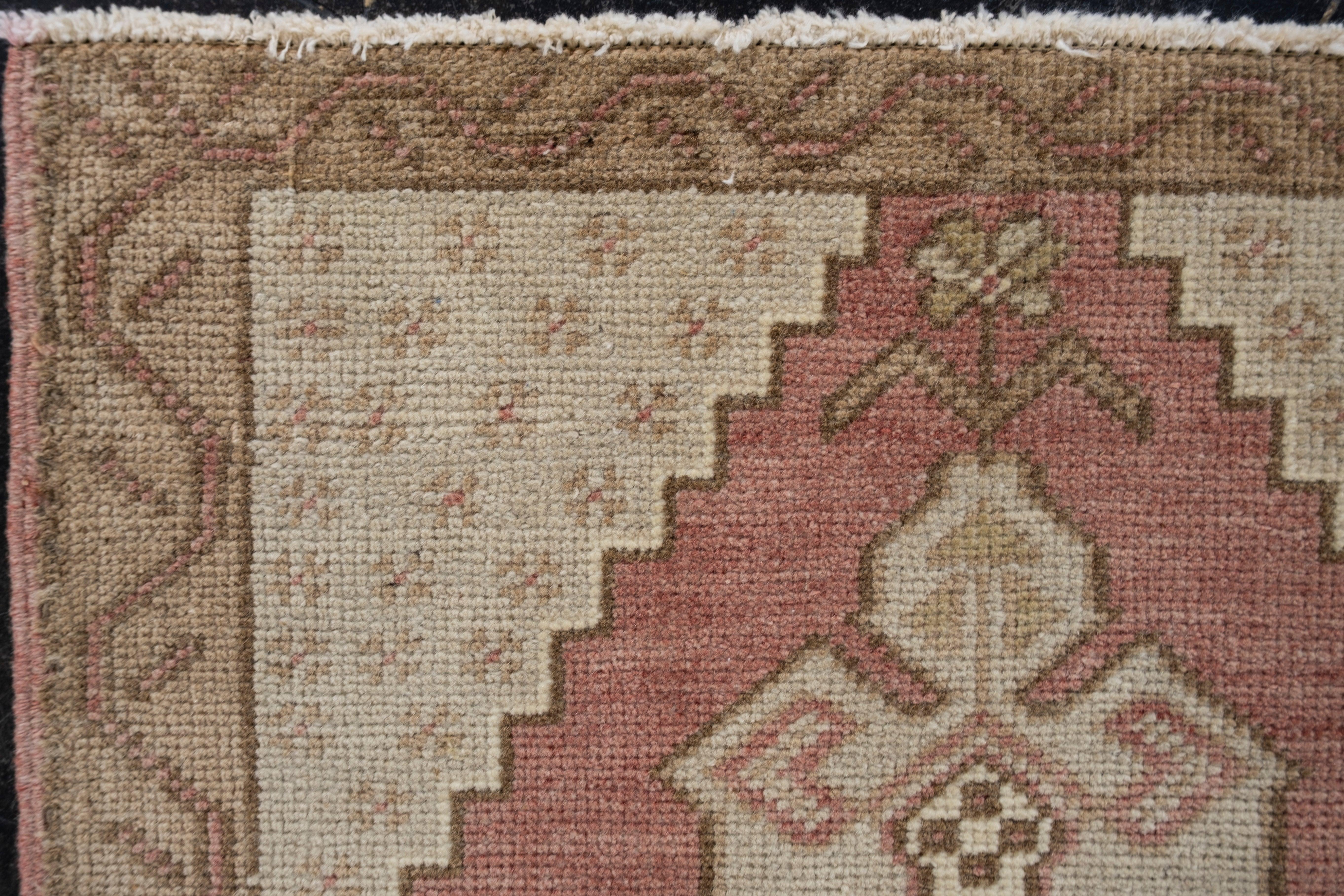 Orientalischer handgeknüpfter türkischer Vintage-Miniteppich 1'8