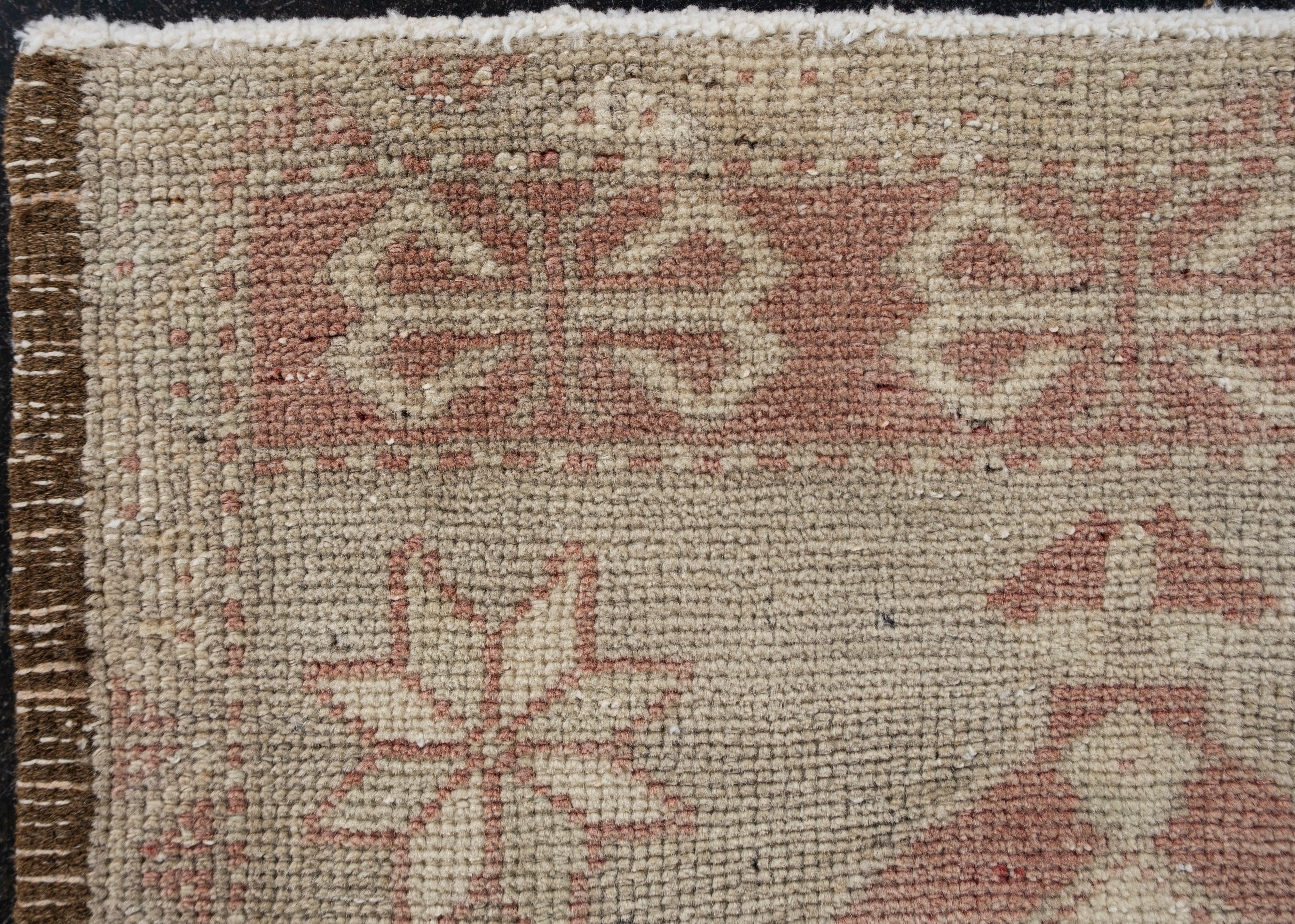 Oushak Rug Oriental Hand Knotted Turkish Oushak 3' x 6'9