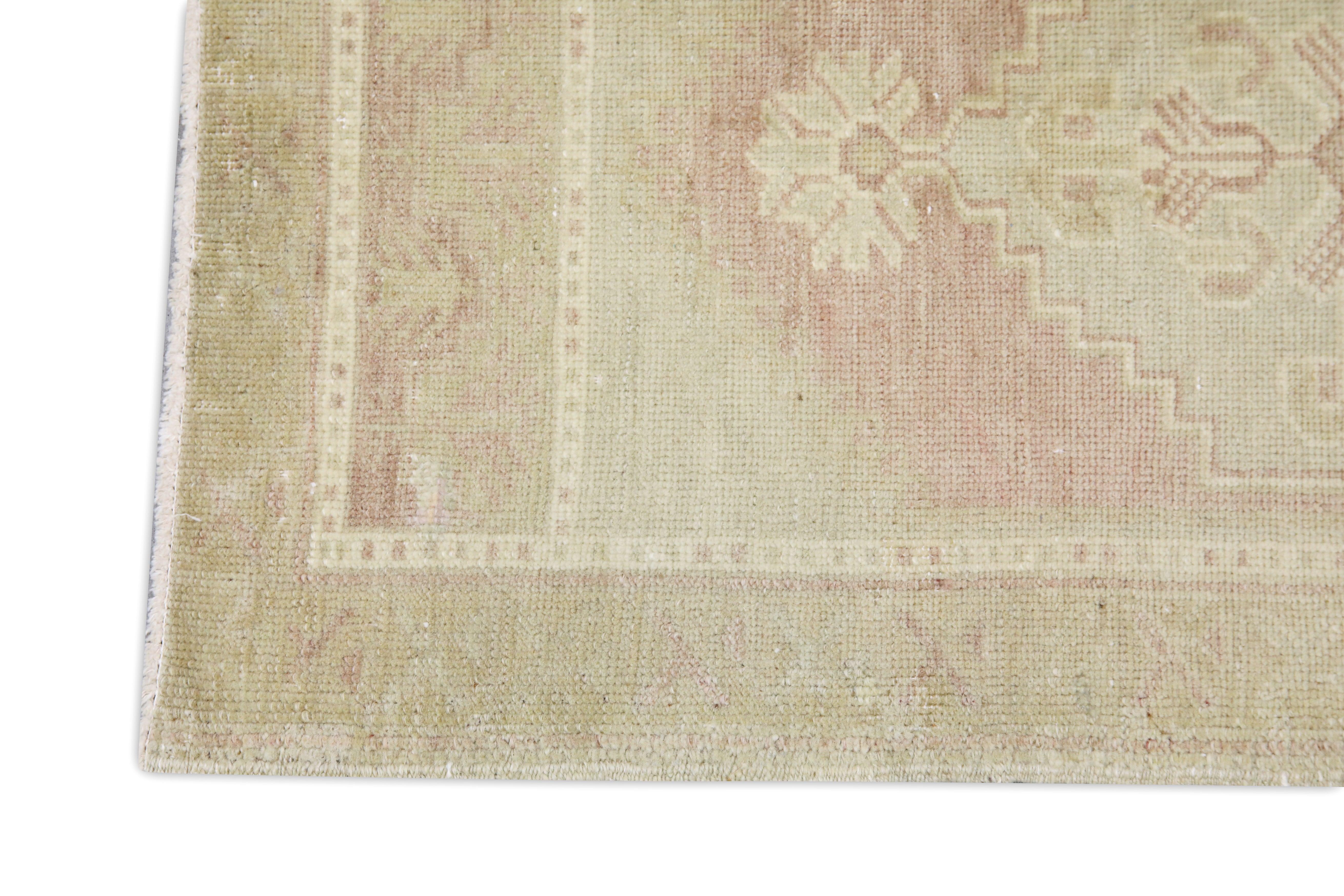 Turco Oriental Hand Knots Rugs Vintage Turkish Mini Rug 1'8