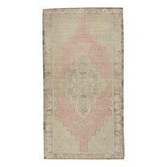 Oriental Hand Knotted Vintage Turkish Mini Rug 1
8" x 3
1" #8429