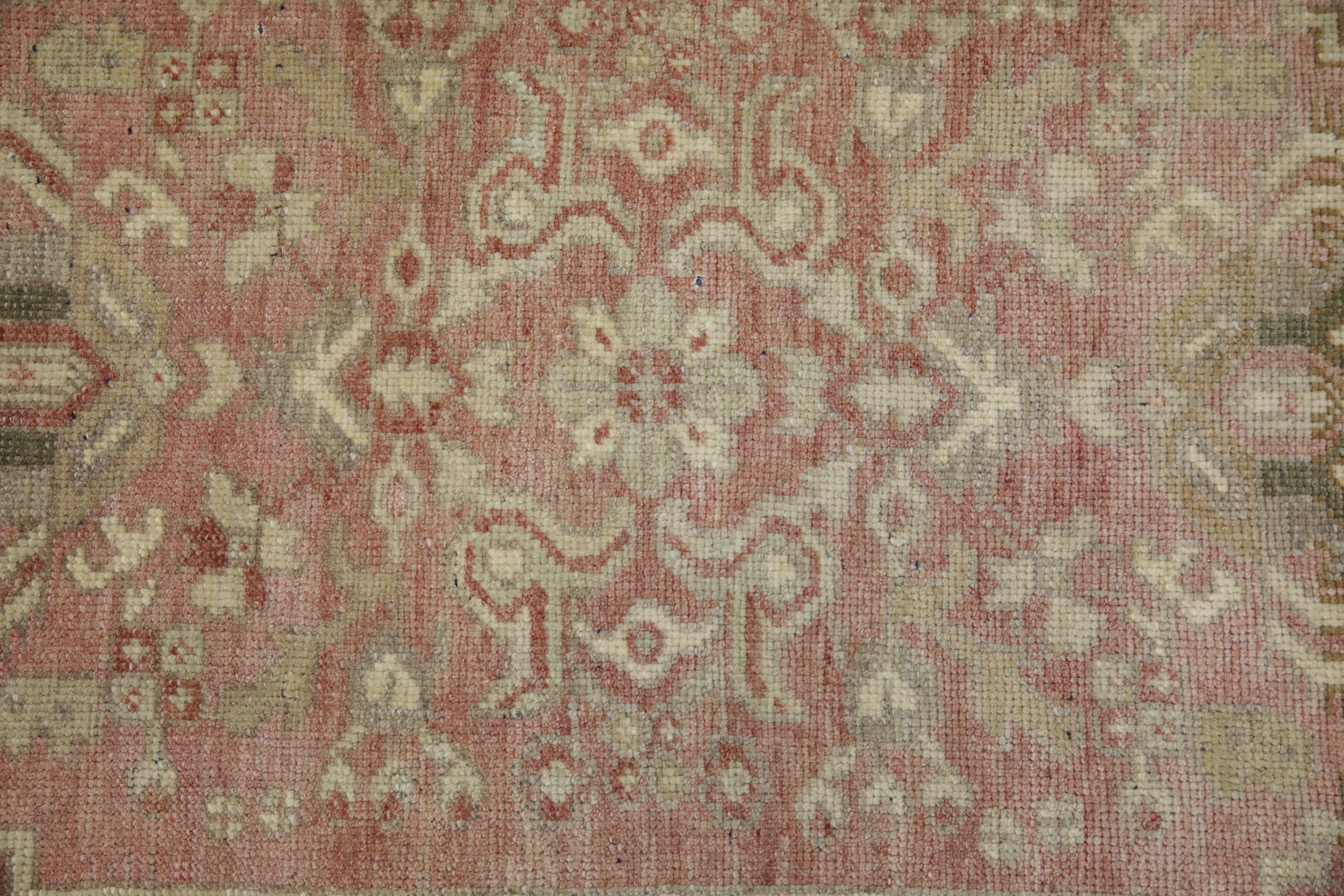 Oriental Hand Knotted Vintage Turkish Mini Rug 1'8