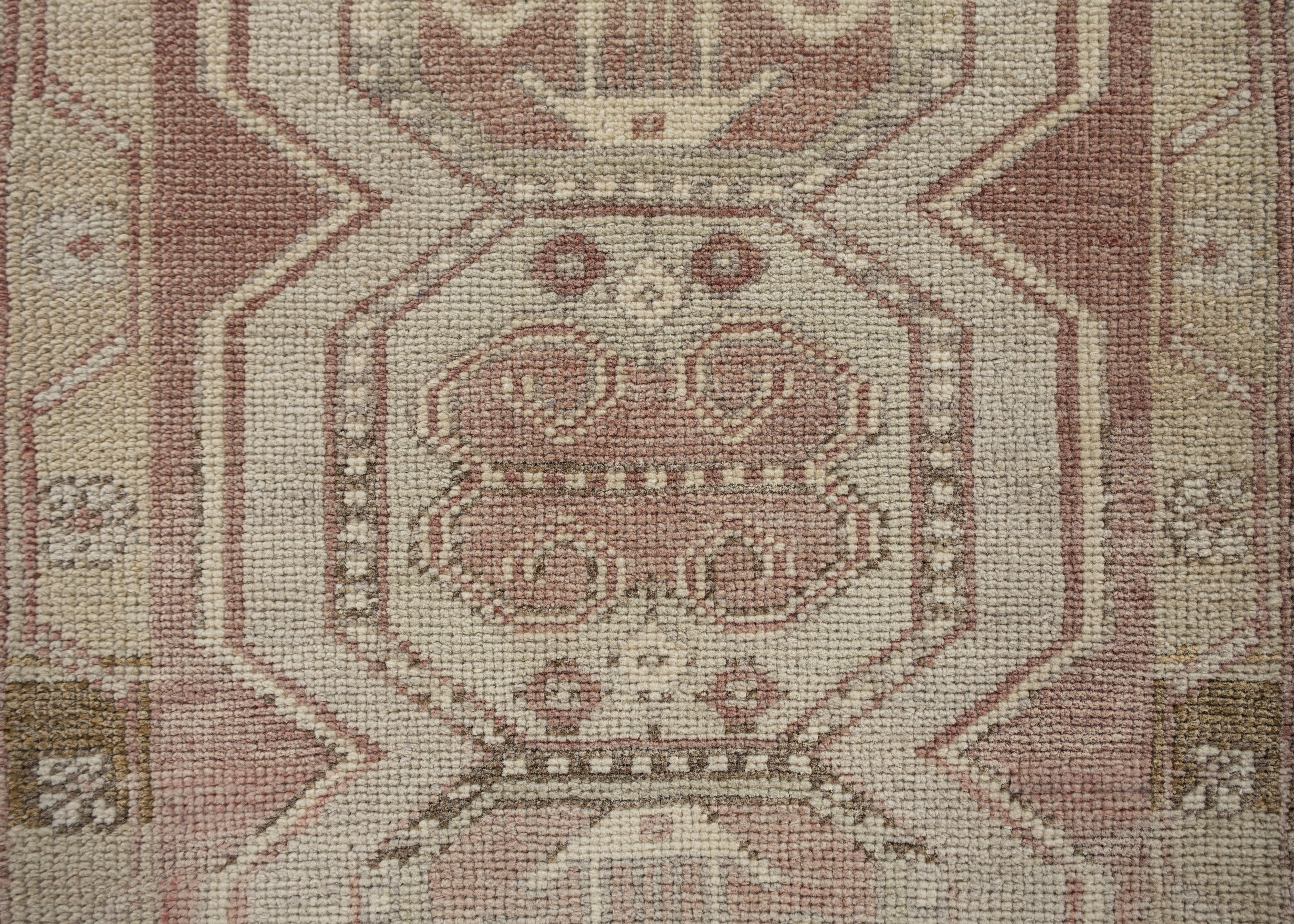 Oushak Rug Oriental Hand Knotted Turkish Oushak 8'3