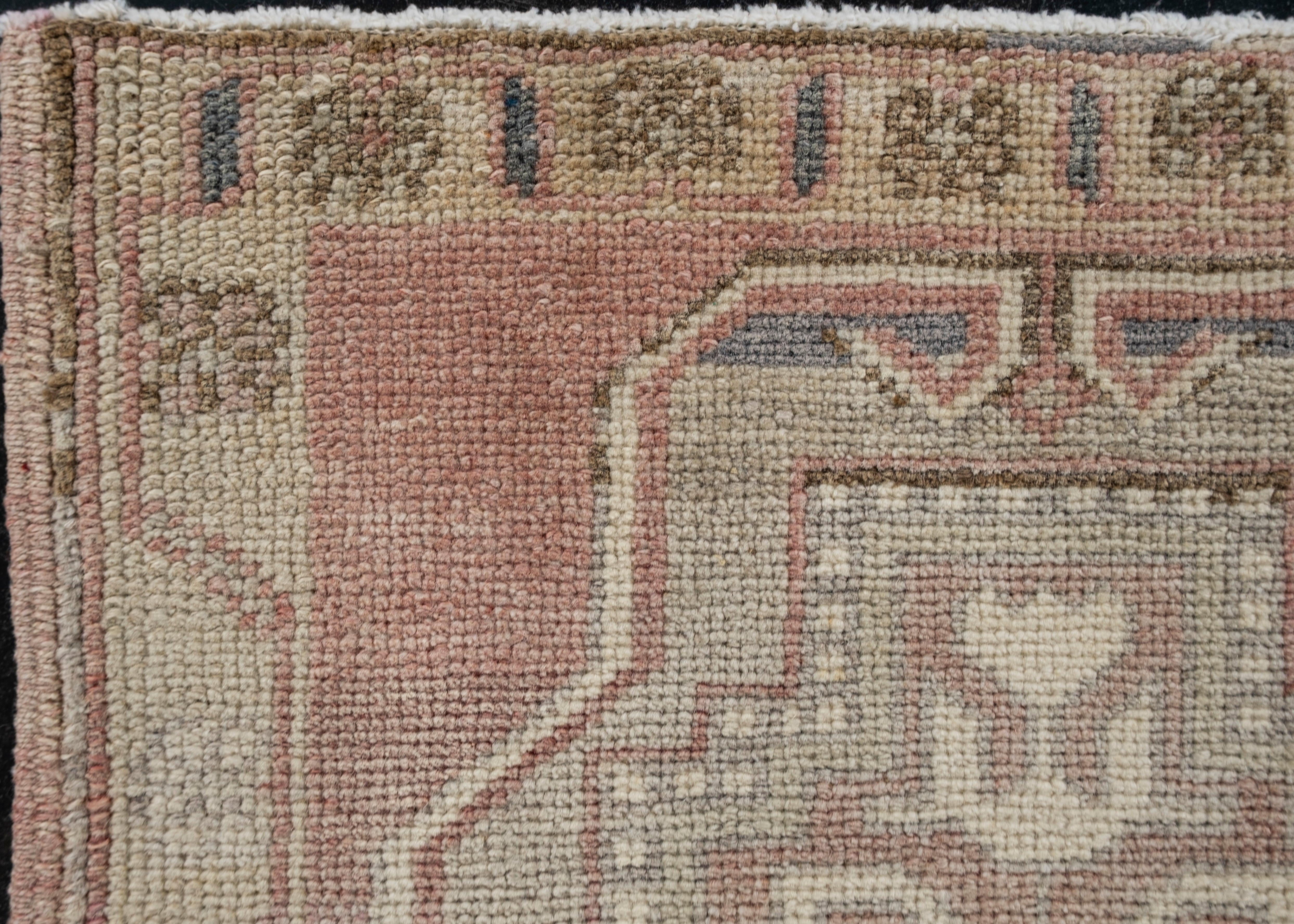 Orientalischer handgeknüpfter türkischer Vintage-Miniteppich 1'8