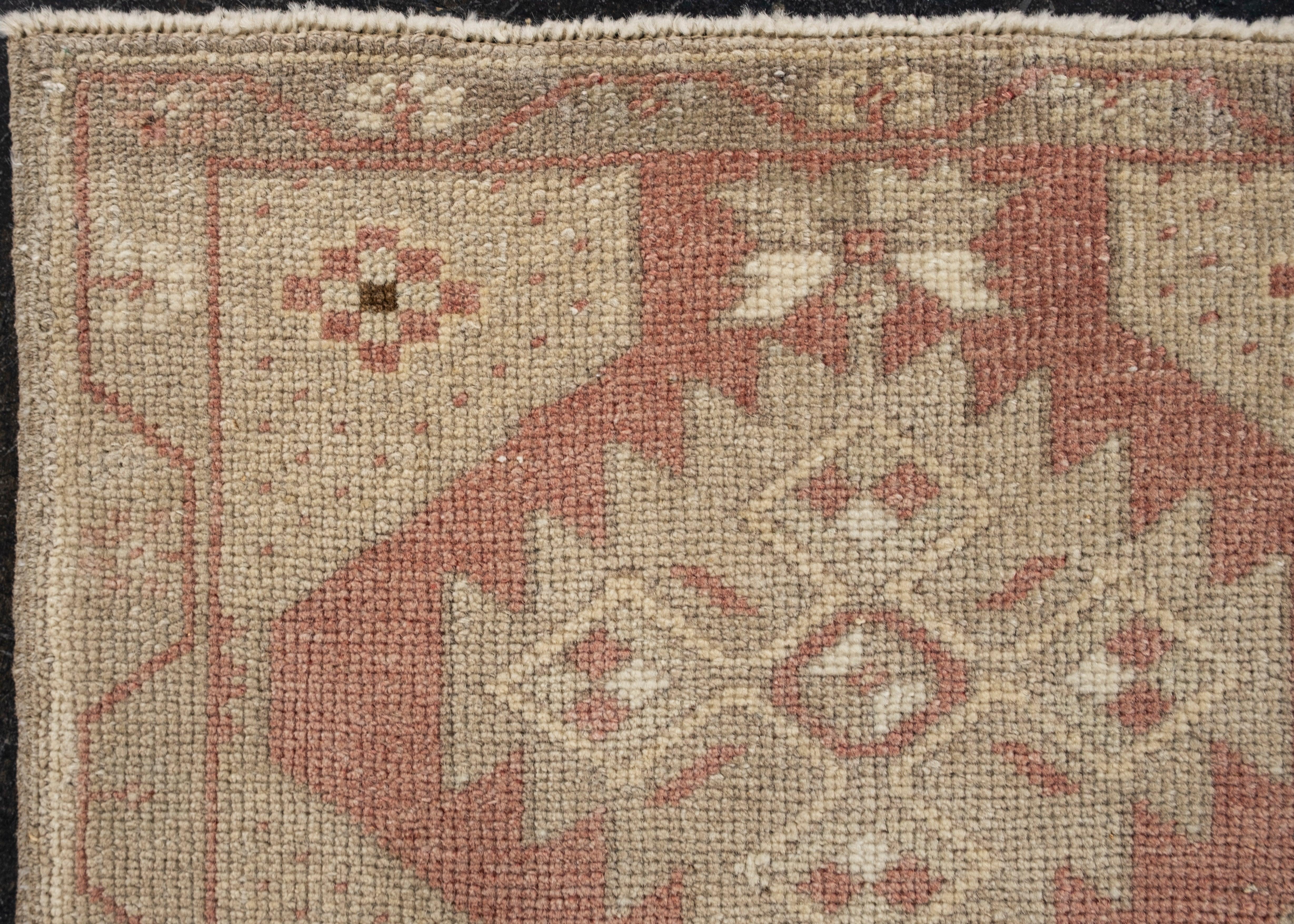 Orientalischer handgeknüpfter türkischer Vintage-Miniteppich 1'8