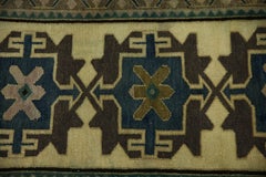Oriental Hand Knotted Vintage Turkish Mini Rug 1'8" x 3'2" #1368