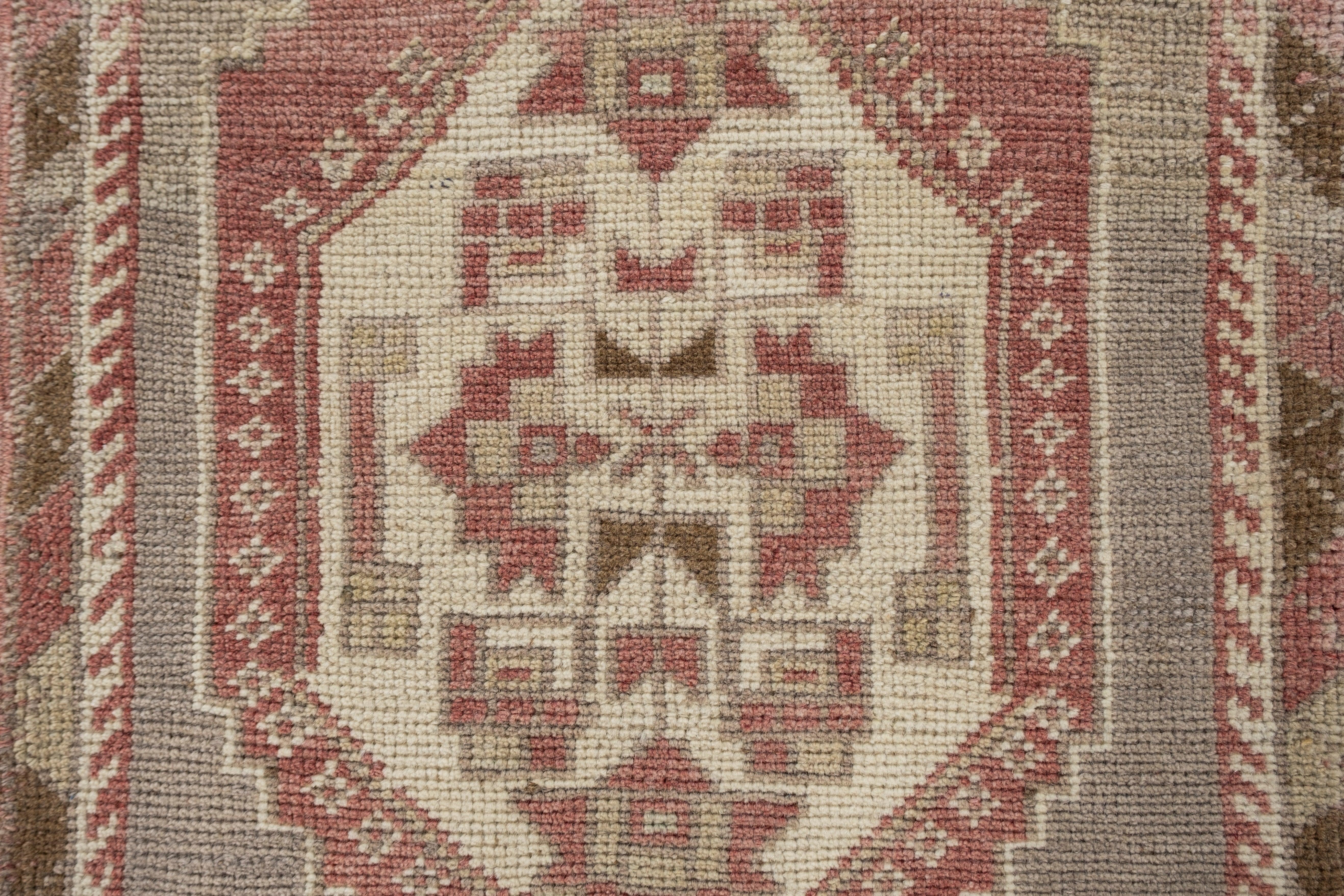 Oushak Rugs Oriental Hand Knotted Turkish Oushak 3' x 11'11