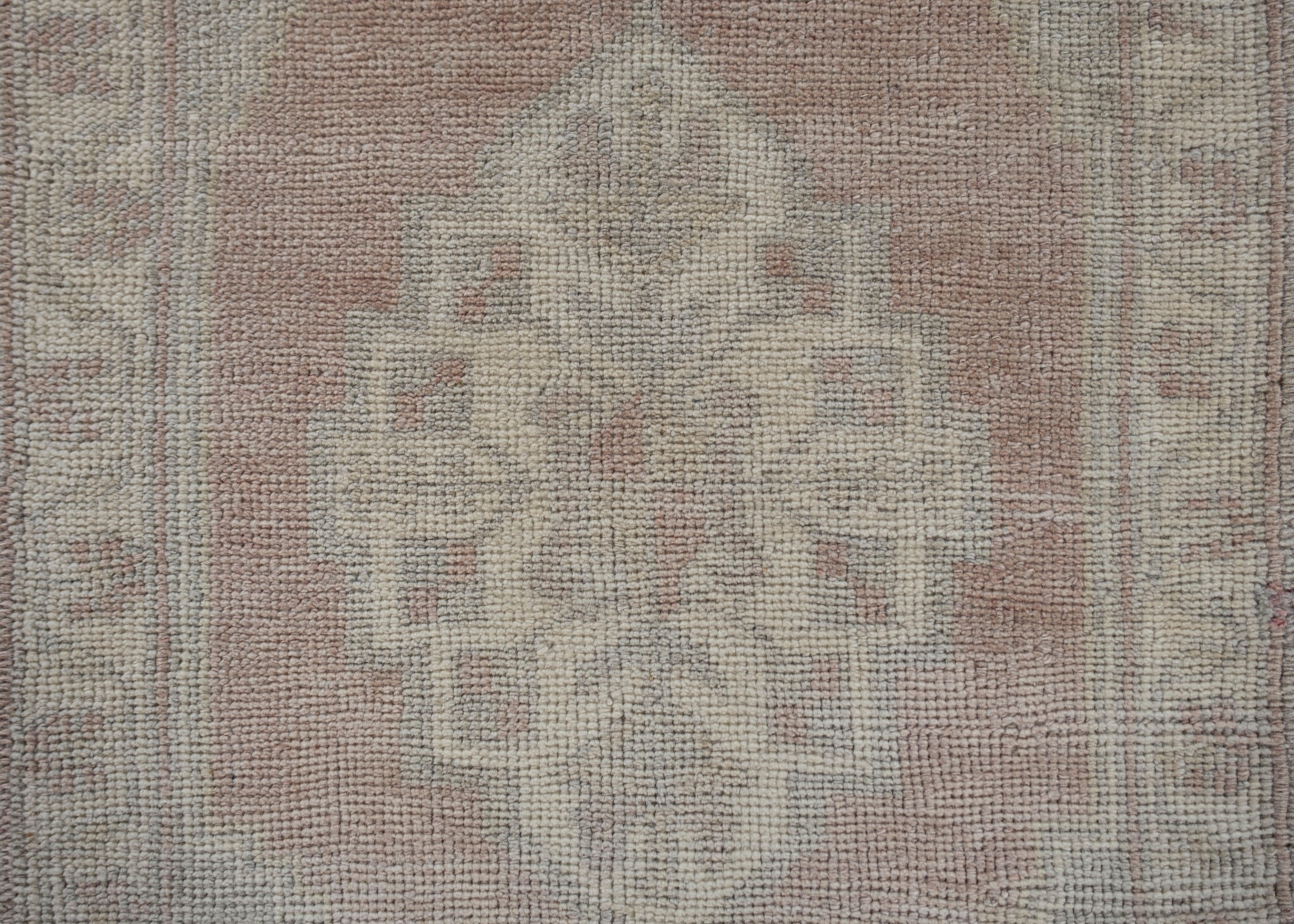 Oushak Rug Oriental Hand Knotted Turkish Oushak 8'4
