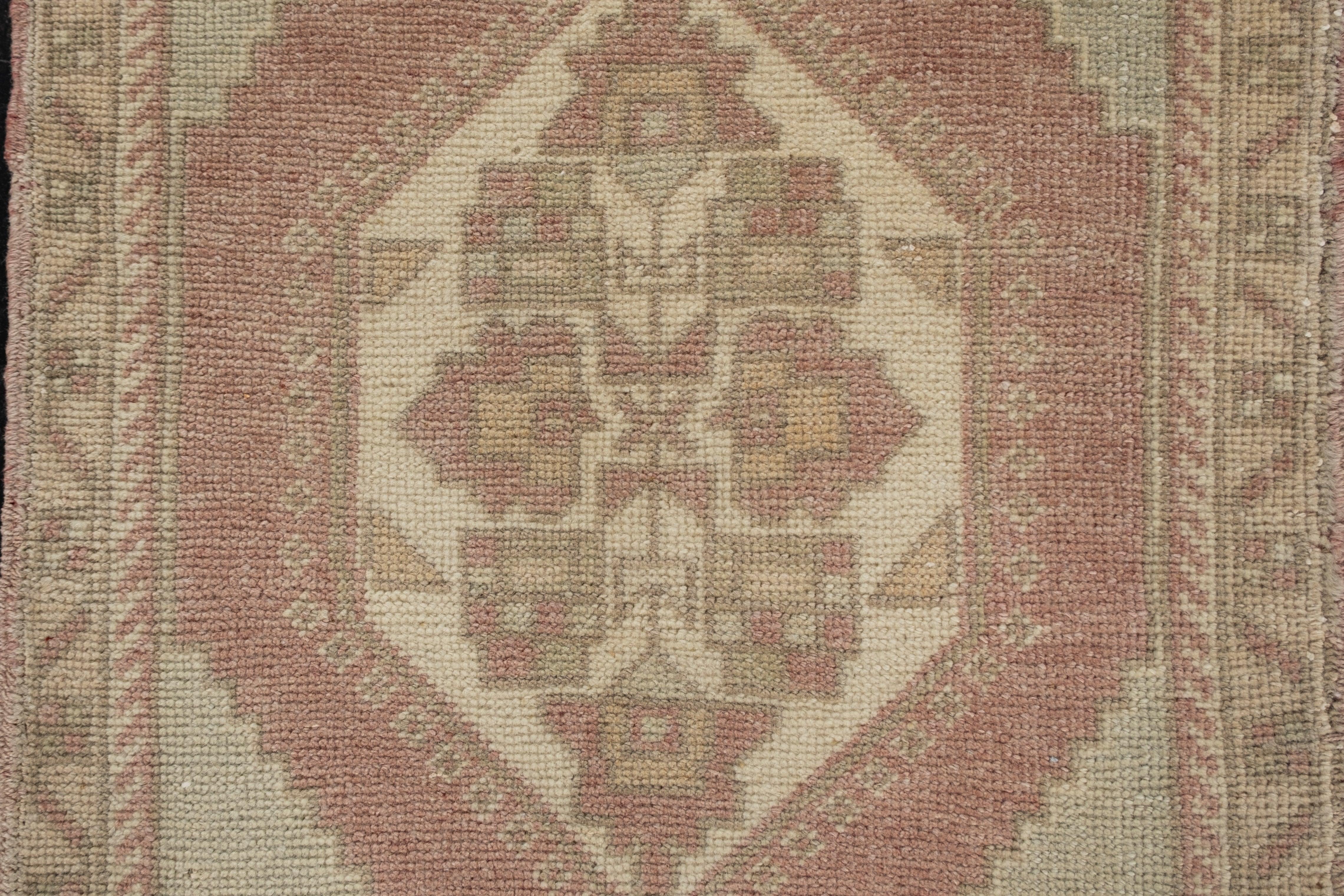 Oushak Rug Oriental Hand Knotted Turkish Oushak 2'9