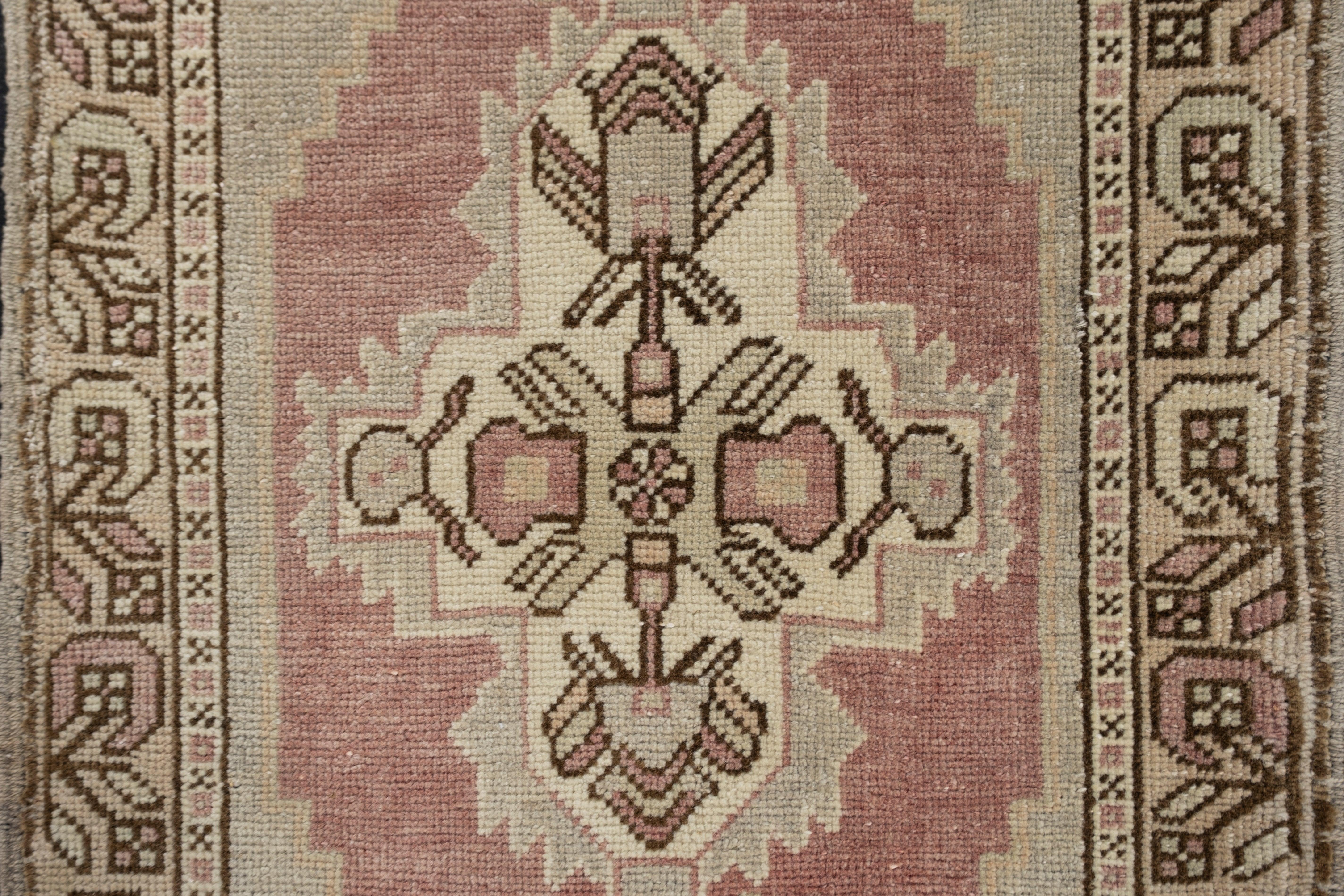 Alfombra Oushak Oriental Anudada a Mano Turca Oushak 11'7