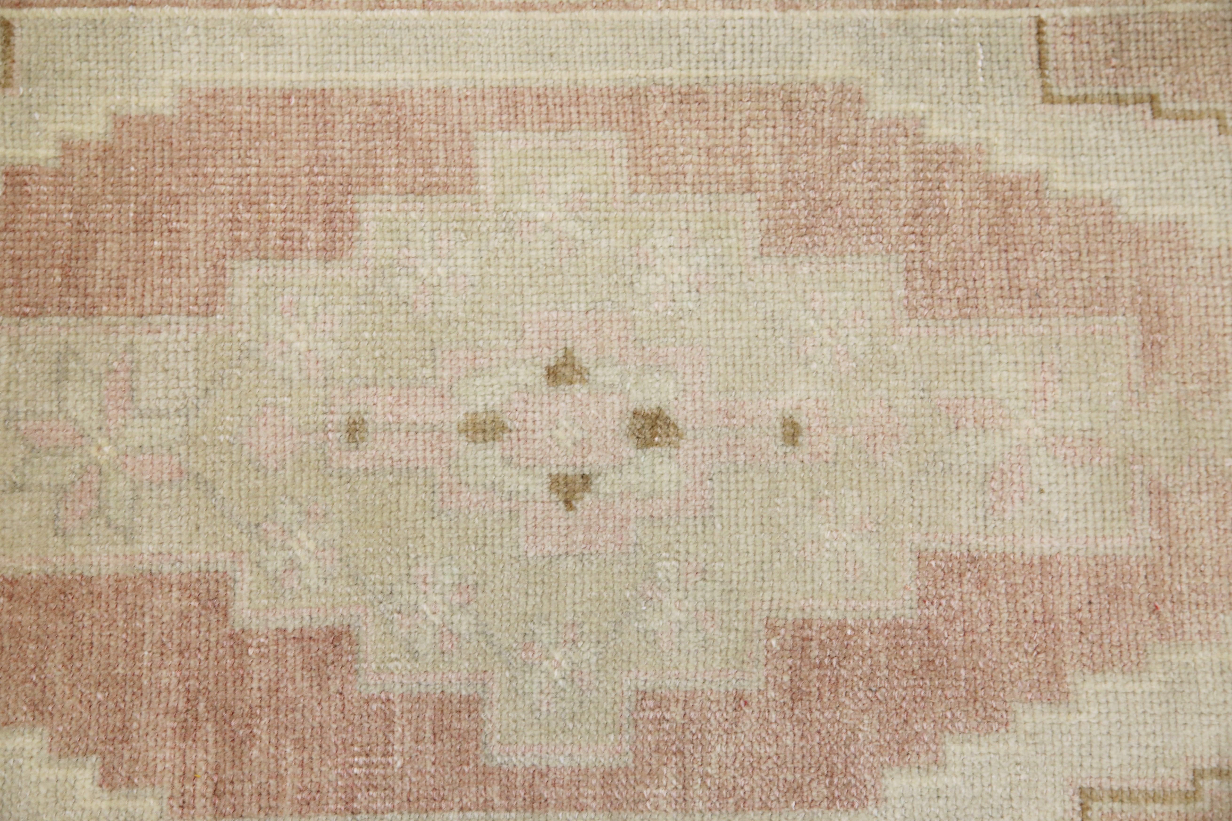 Oriental Noué à la main Vintage Turkish Mini Rug 1'8