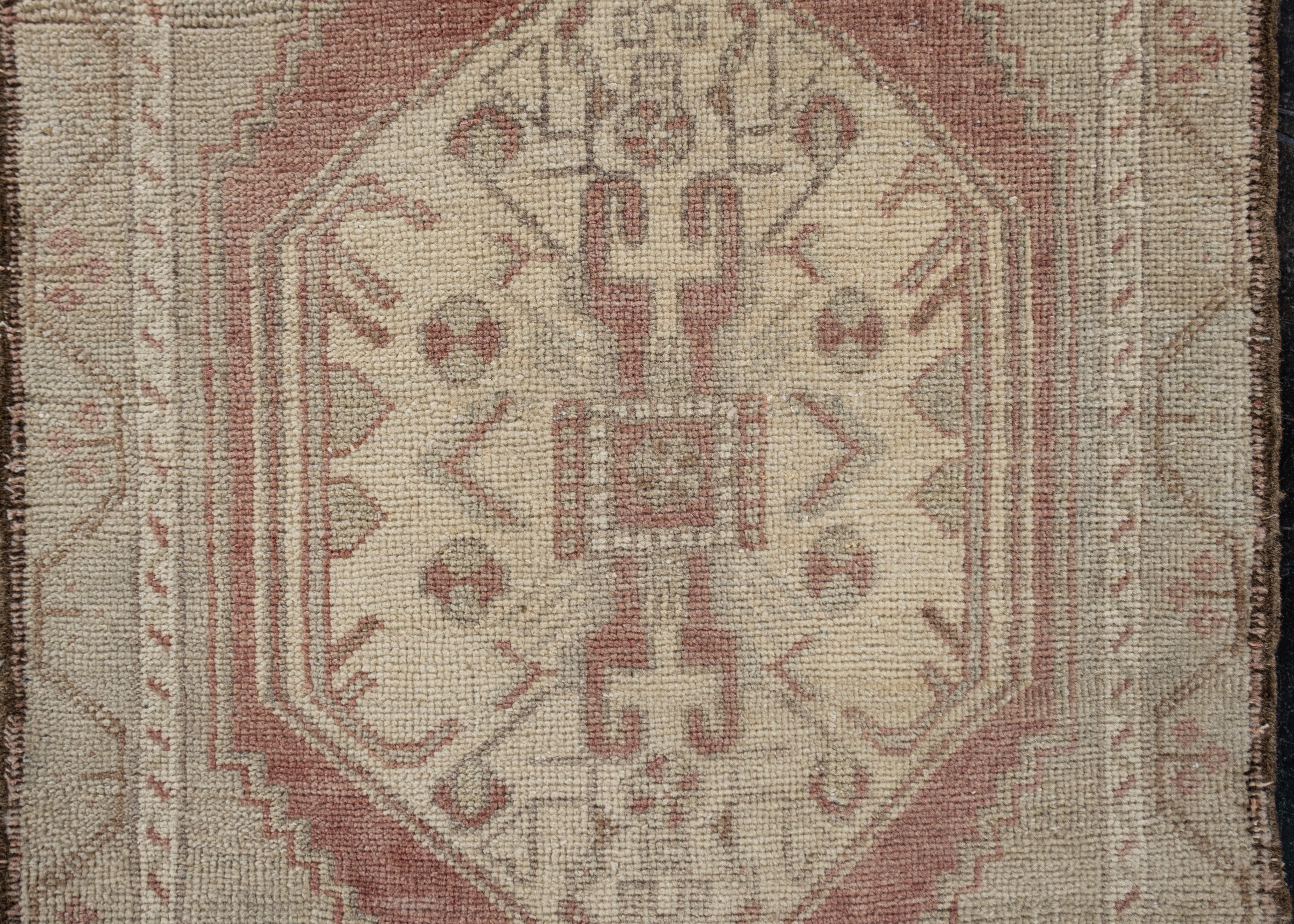 Oushak Rug Oriental Hand Knotted Turkish Oushak 2'8