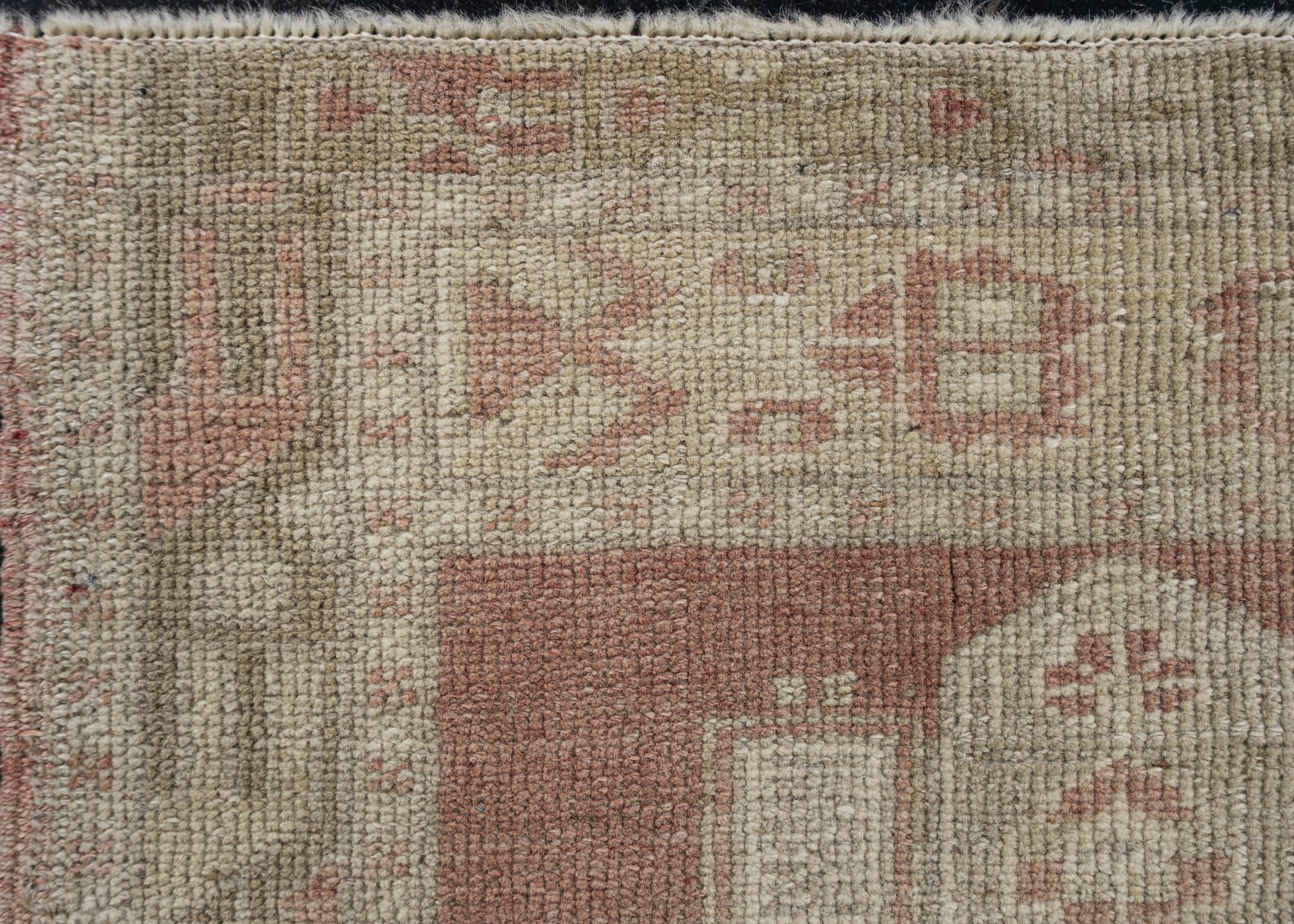 Orientalischer handgeknüpfter türkischer Vintage-Miniteppich 1'9