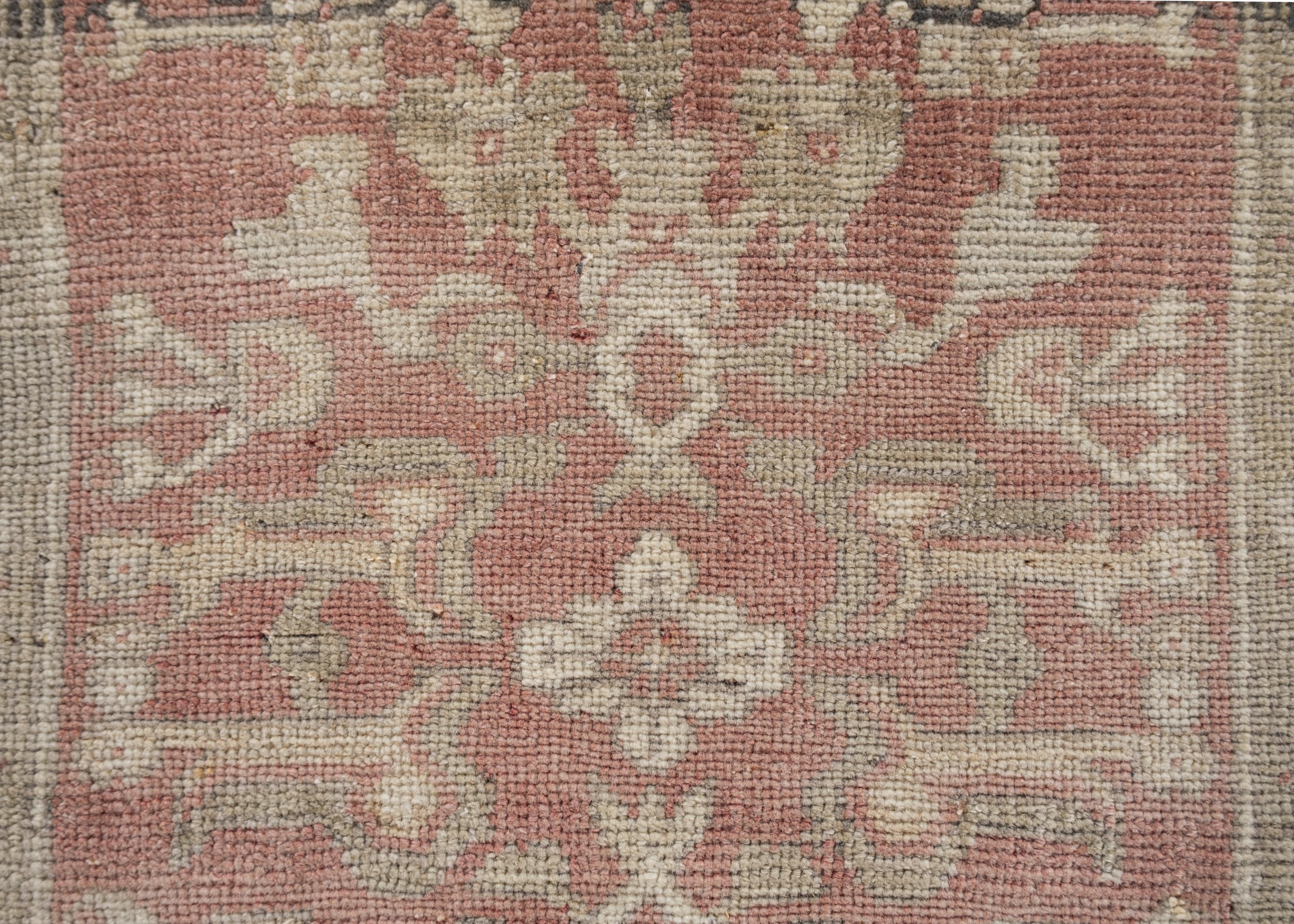 Oushak Rugs Orientale Annodato a Mano Turco Oushak 5'11