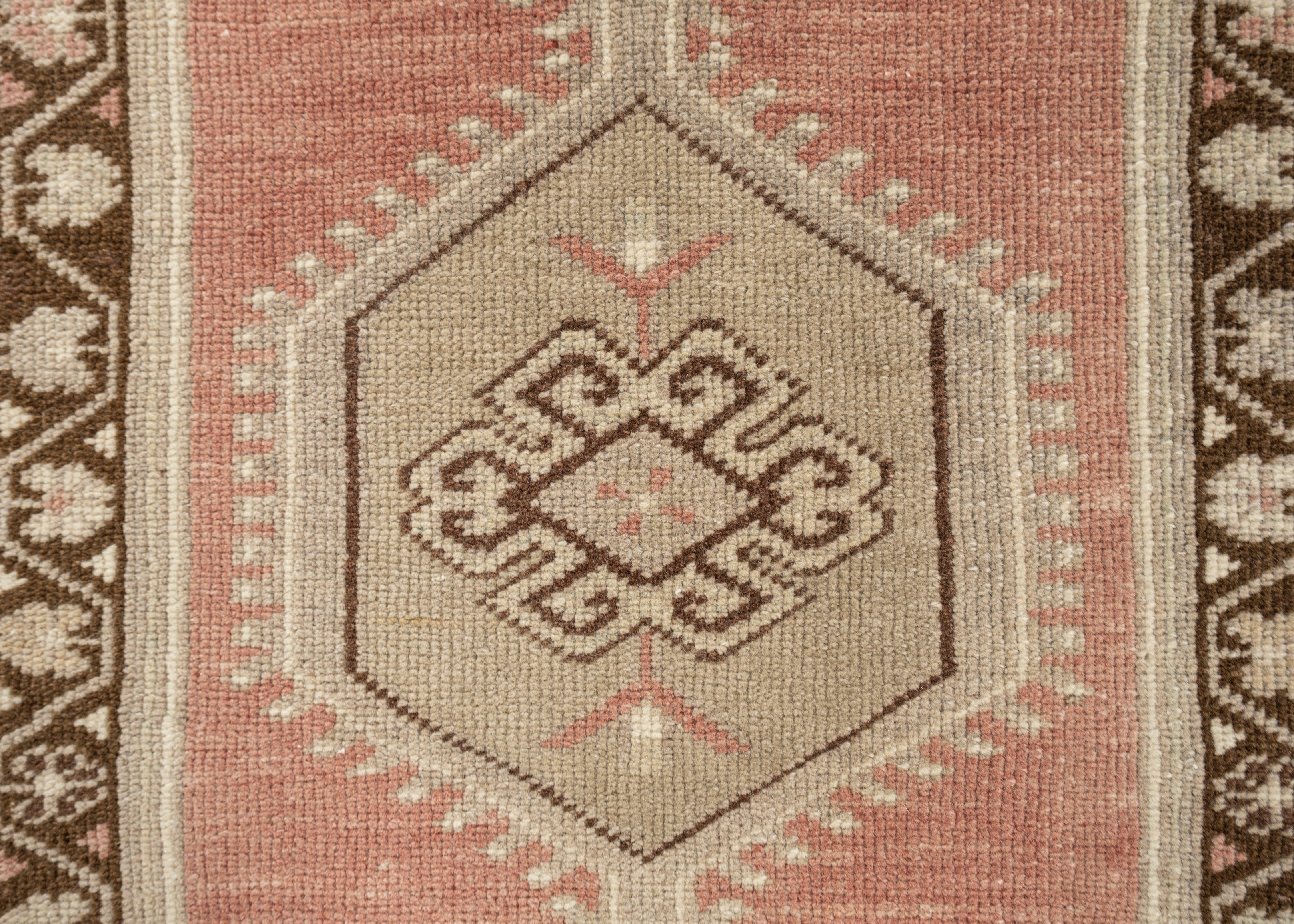 Oushak Rug Oriental Hand Knotted Turkish Oushak 3'1