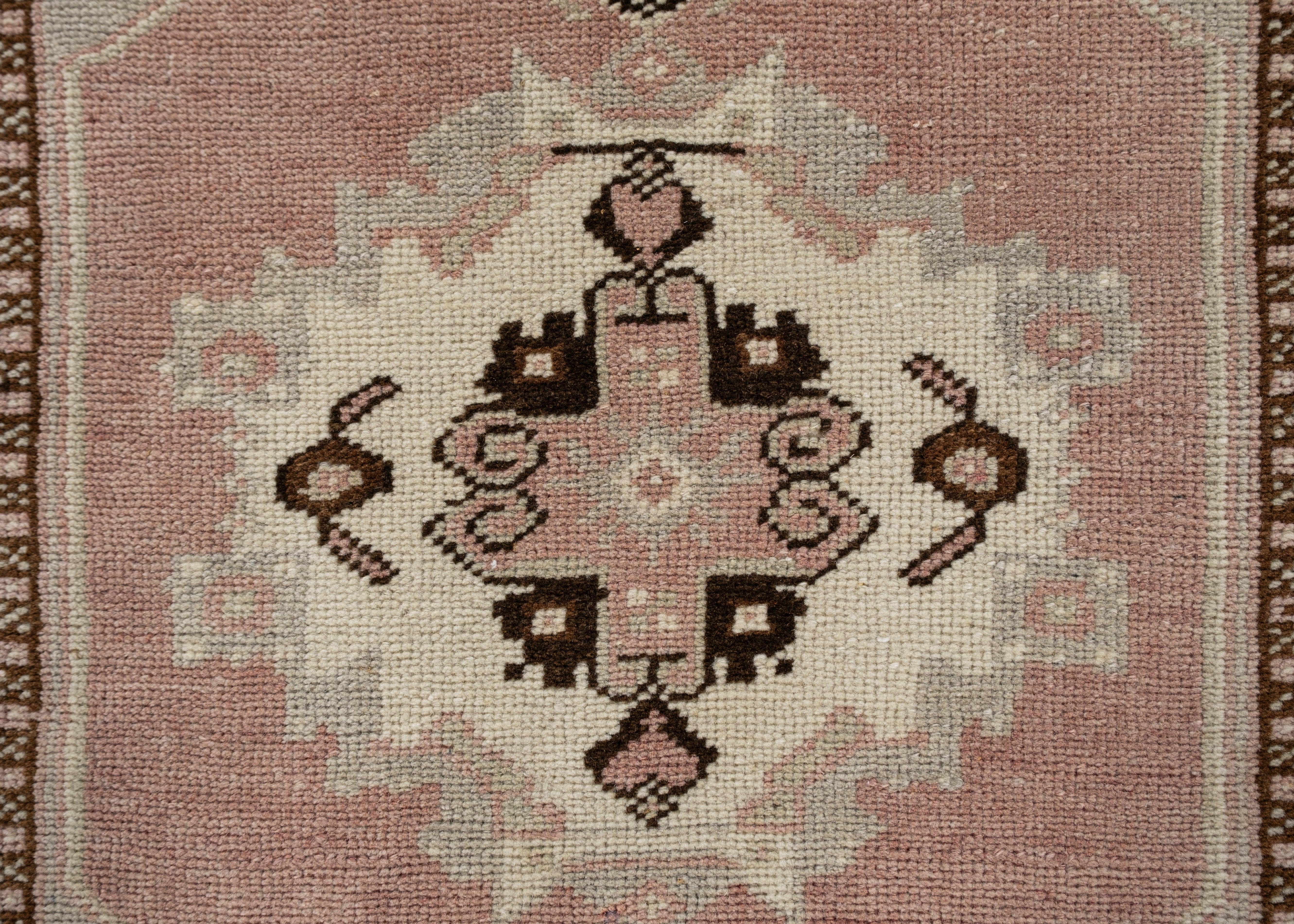 Oushak Rug Oriental Hand Knotted Turkish Oushak 3'2