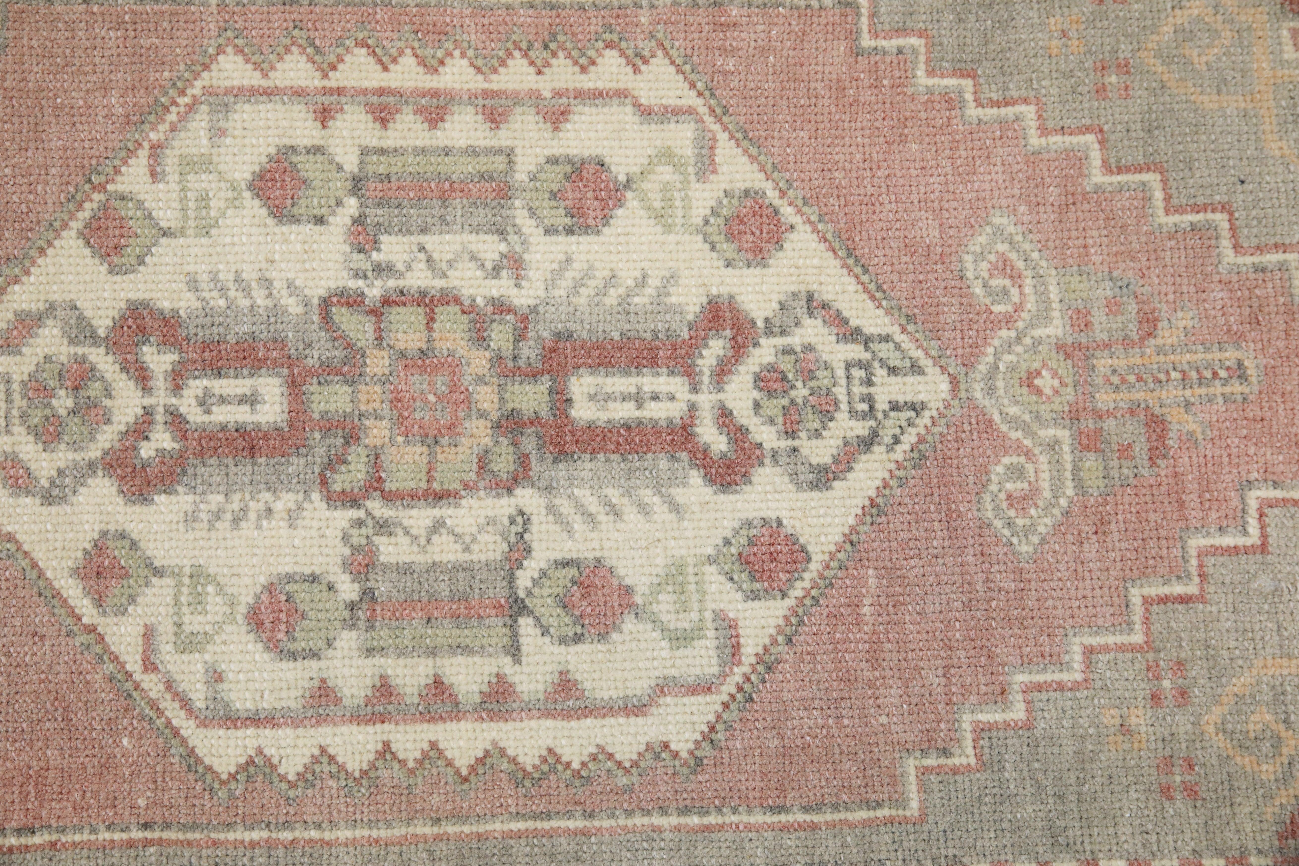 Oriental Noué à la main Vintage Turkish Mini Rug 1'9