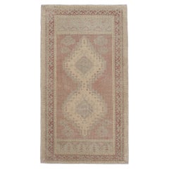 Oriental Hand Knotted Vintage Turkish Mini Rug 1'9" x 3'2" #8892