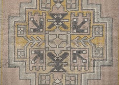 Oriental Hand Knotted Vintage Turkish Mini Rug 1'9" x 3'3" #10583