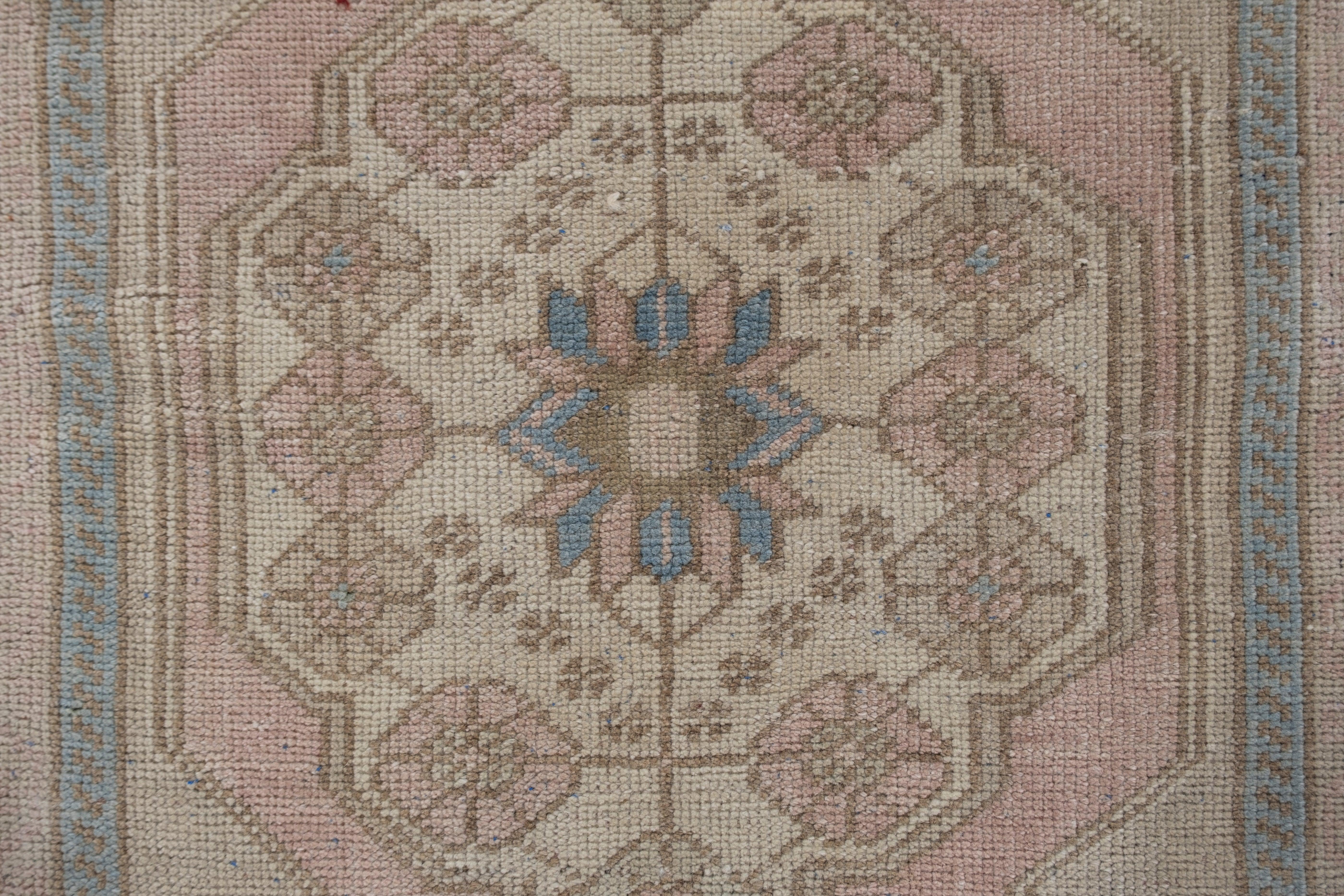 Oushak Rug Oriental Hand Knotted Turkish Oushak 8'6