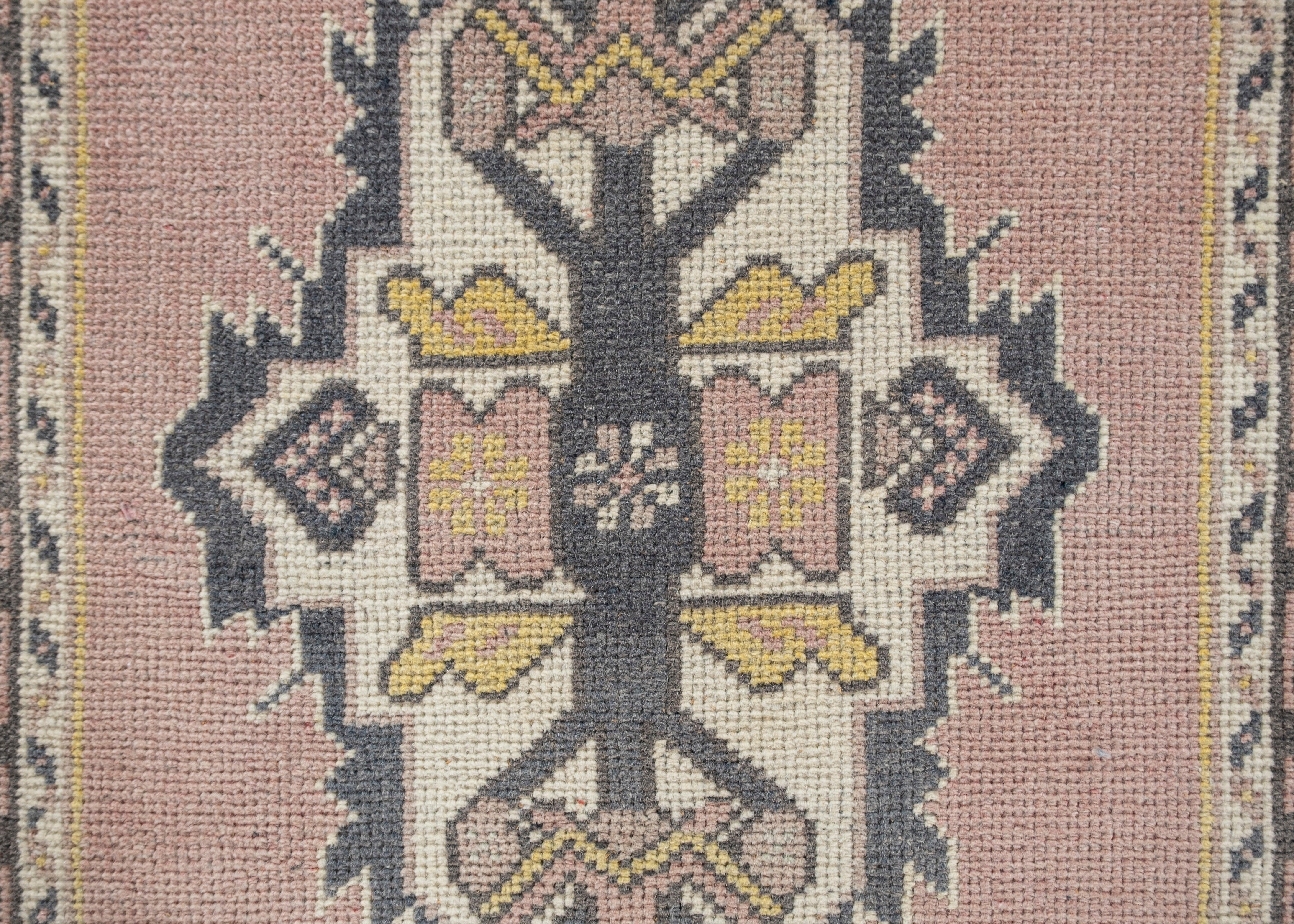 Oushak Rug Oriental Hand Knotted Turkish Oushak 3'2