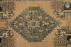 Oriental Hand Knotted Vintage Turkish Mini Rug 1'9" x 3'6" #8584