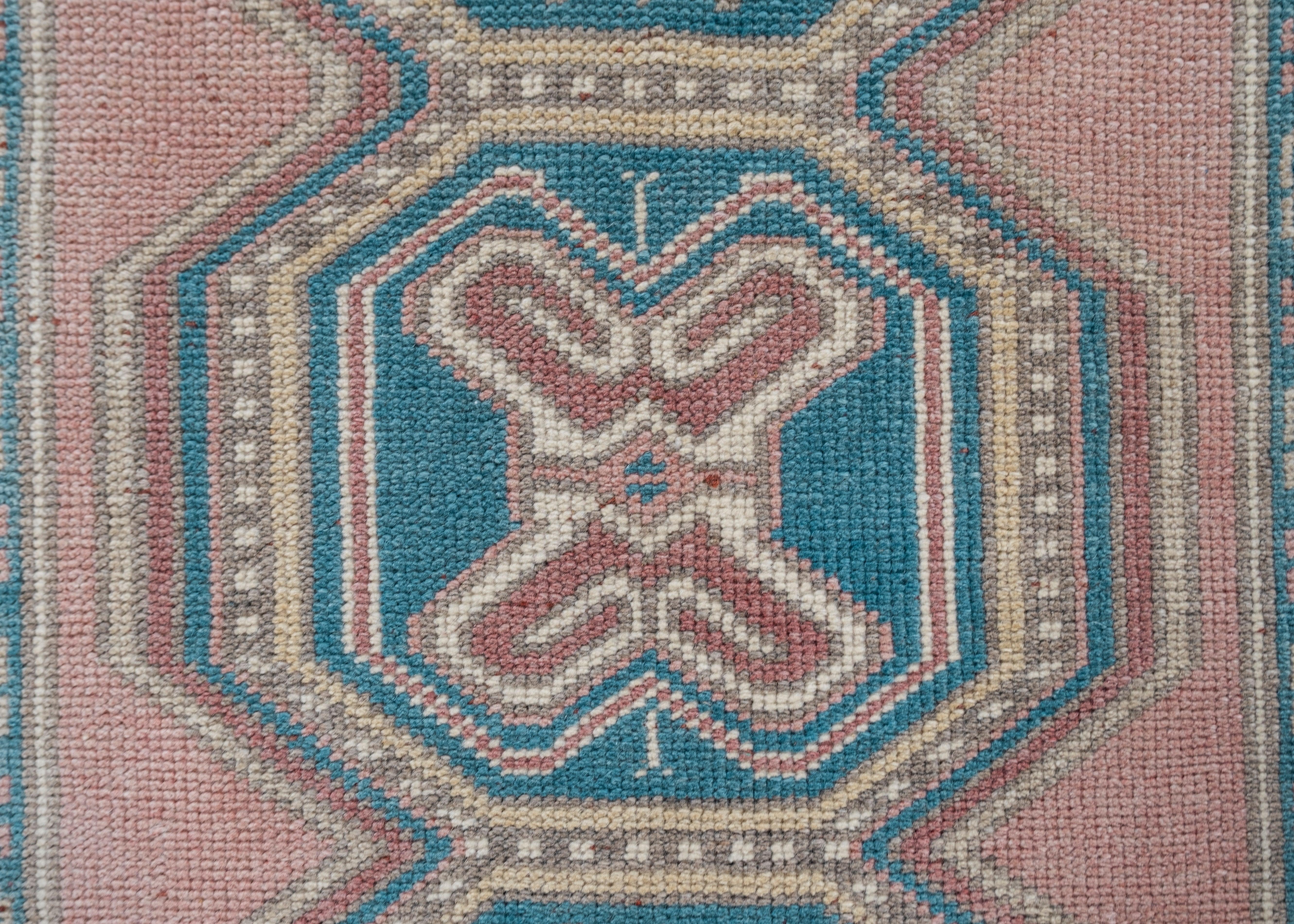 Oushak Rugs Orientale annodato a mano Turco Oushak 3'1