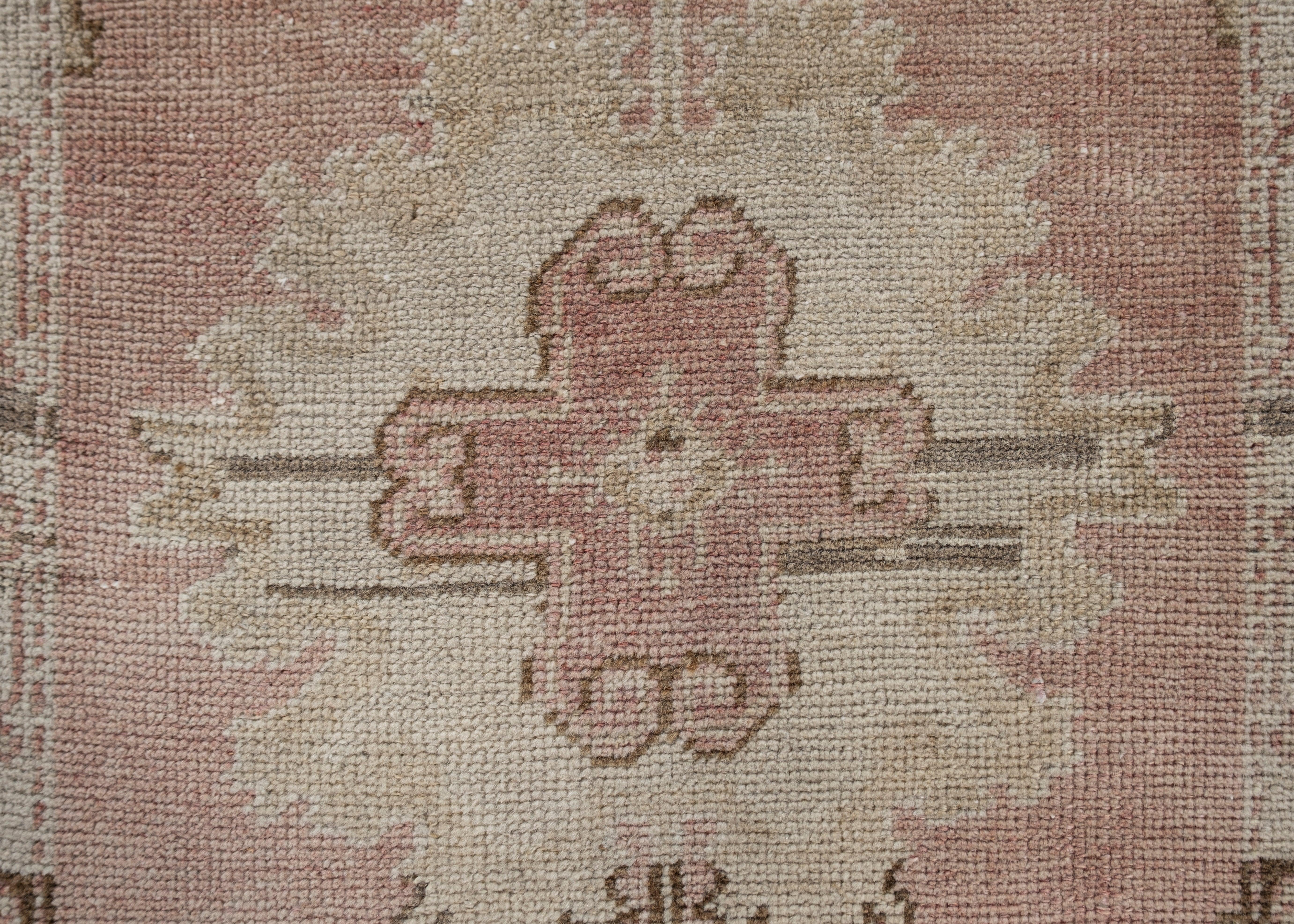 Oushak Rug Oriental Hand Knotted Turkish Oushak 2'7