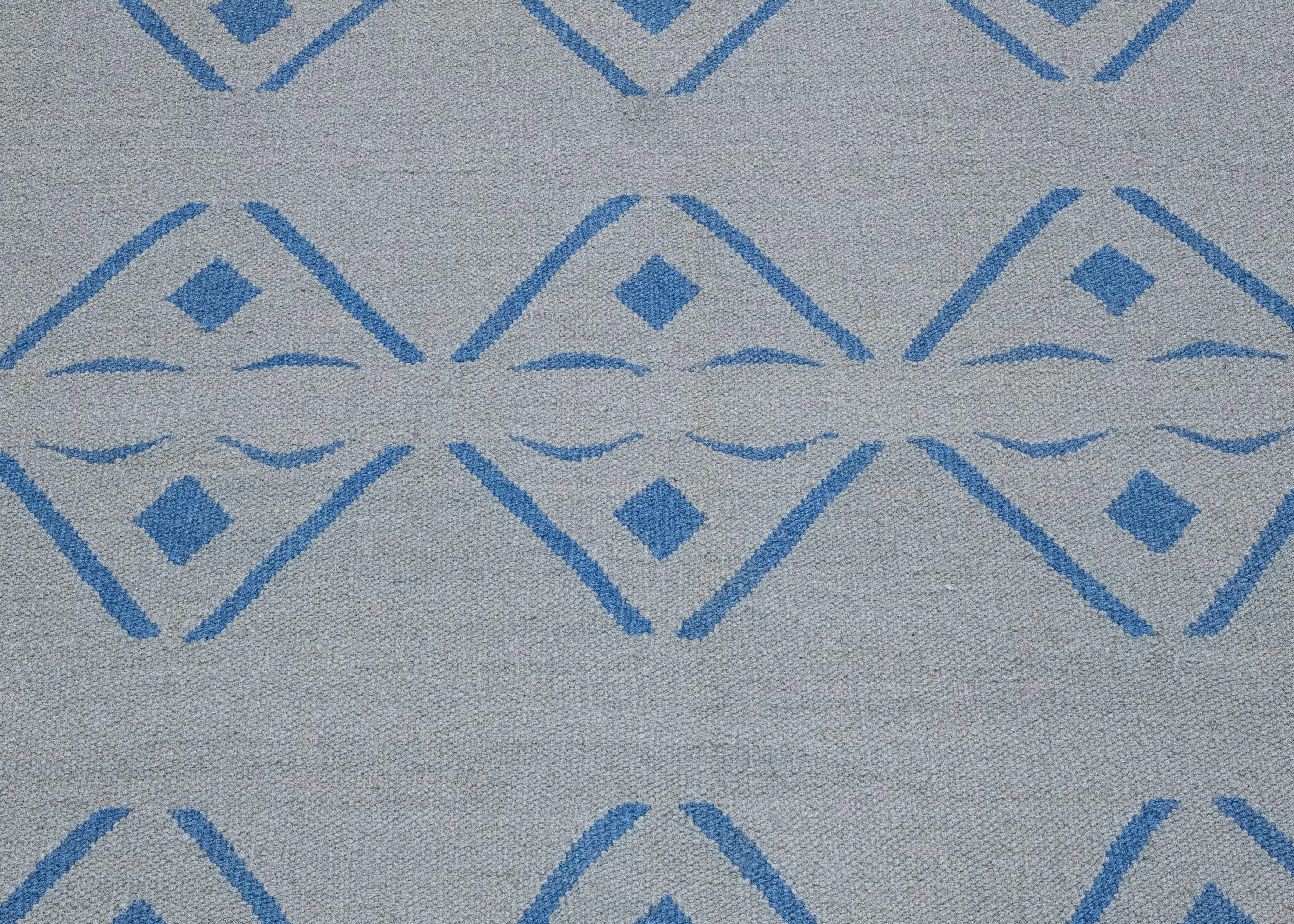 Wool Oriental Handmade Flatweave Turkish Kilim 9'3