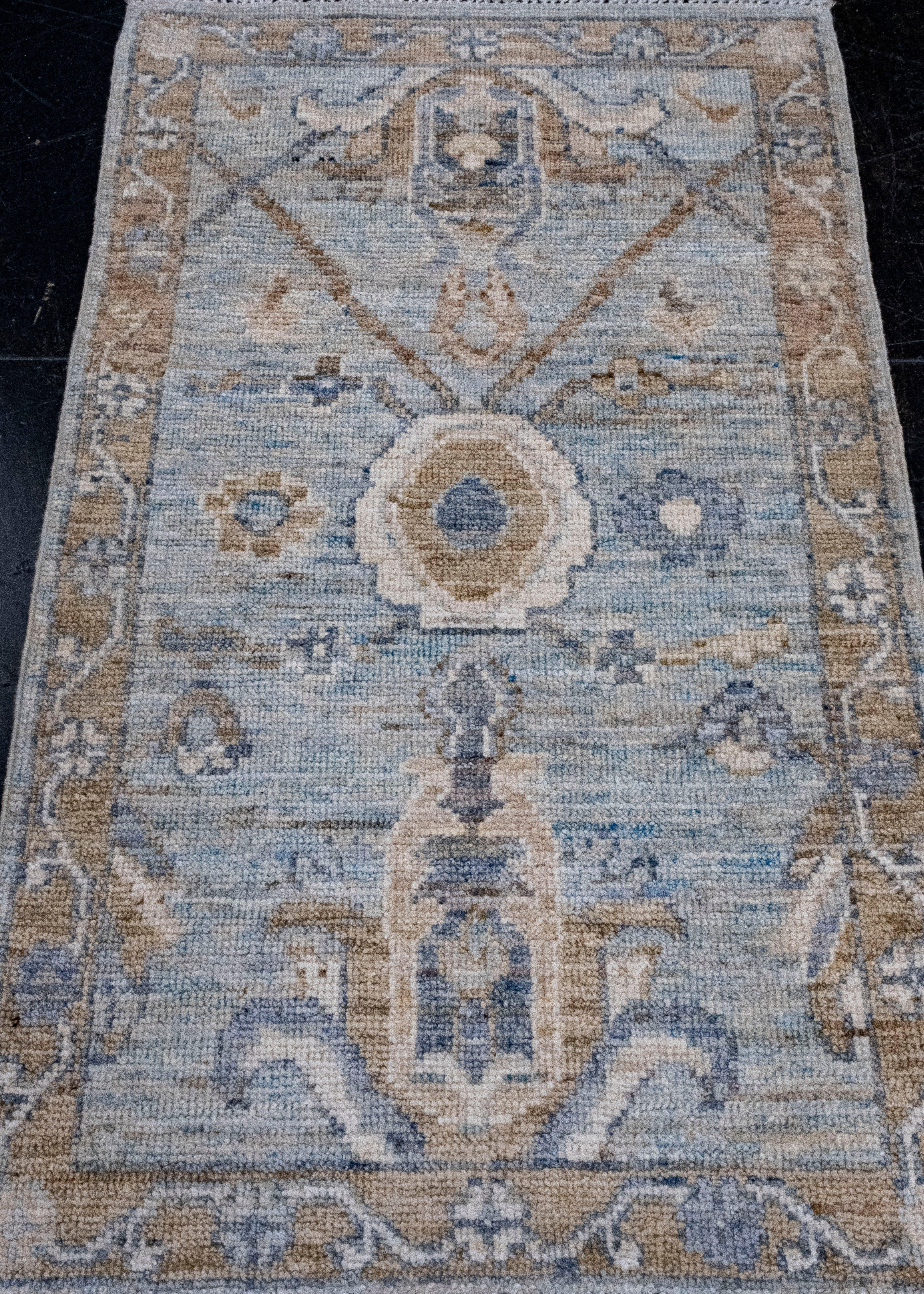 Oriental Handmade Oushak Rug 2' x 3'4