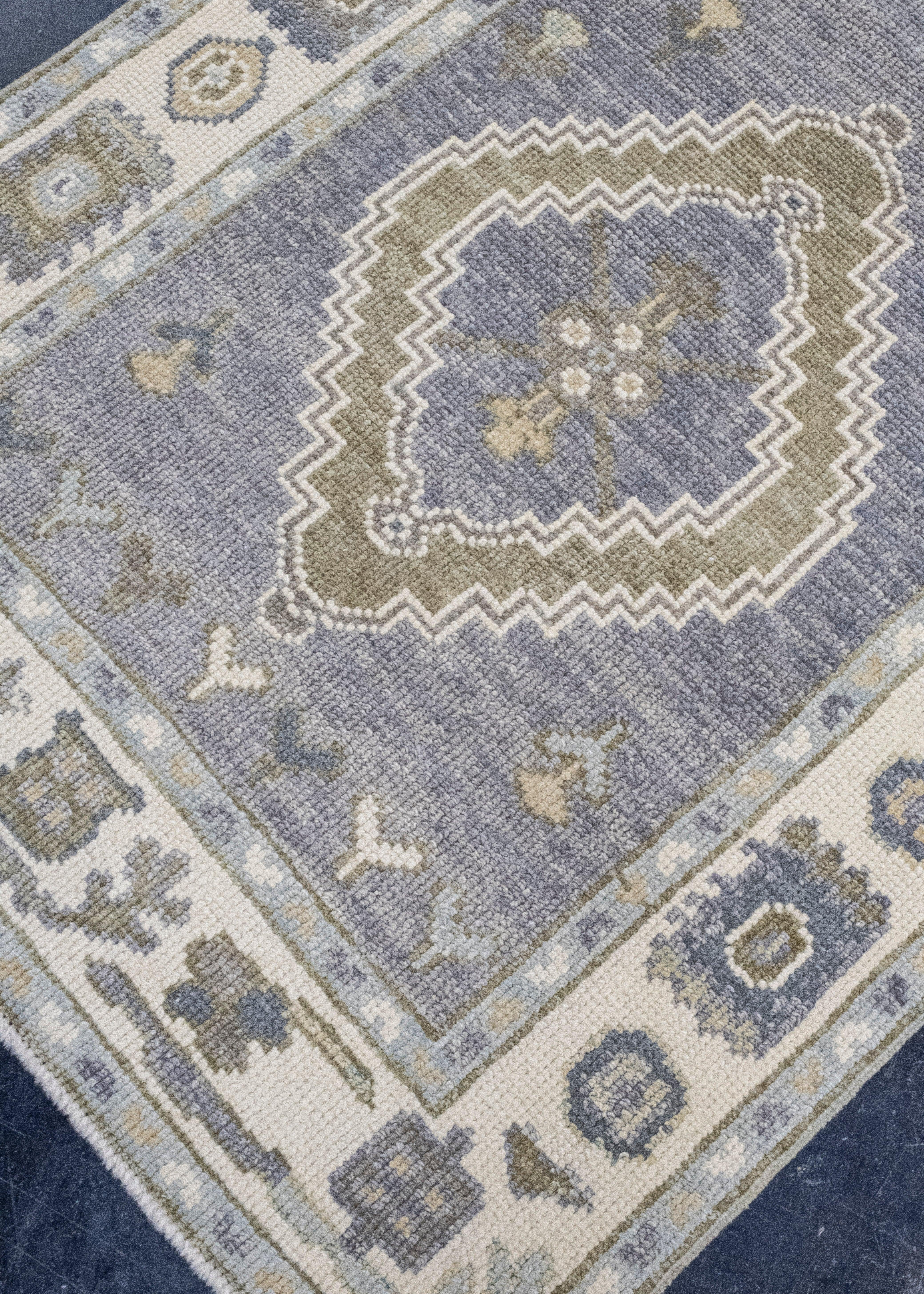 Turco Tappeto Oriental Handmade Oushak 3' x 5'10