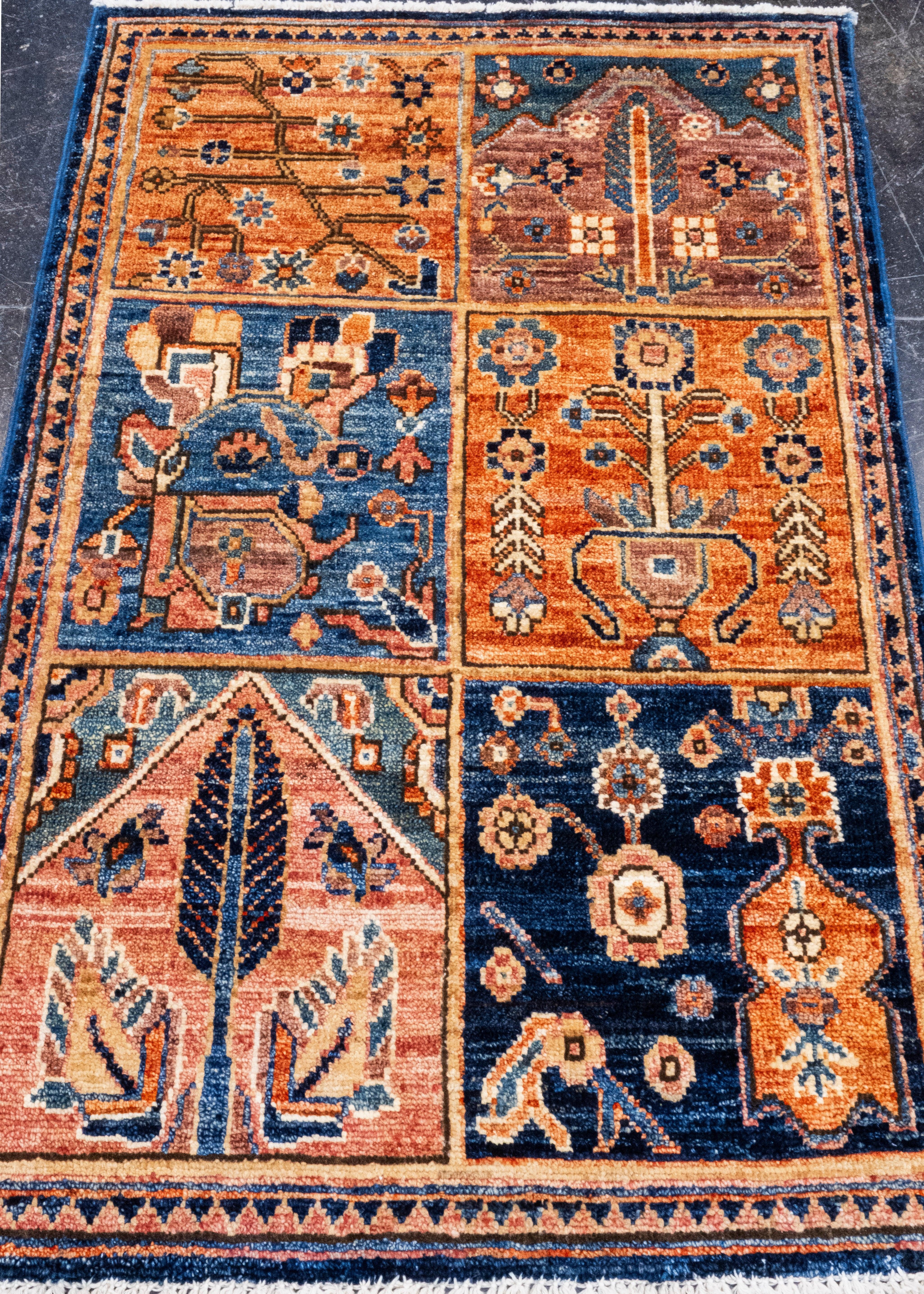 Tapis oriental fait à la main 2'1