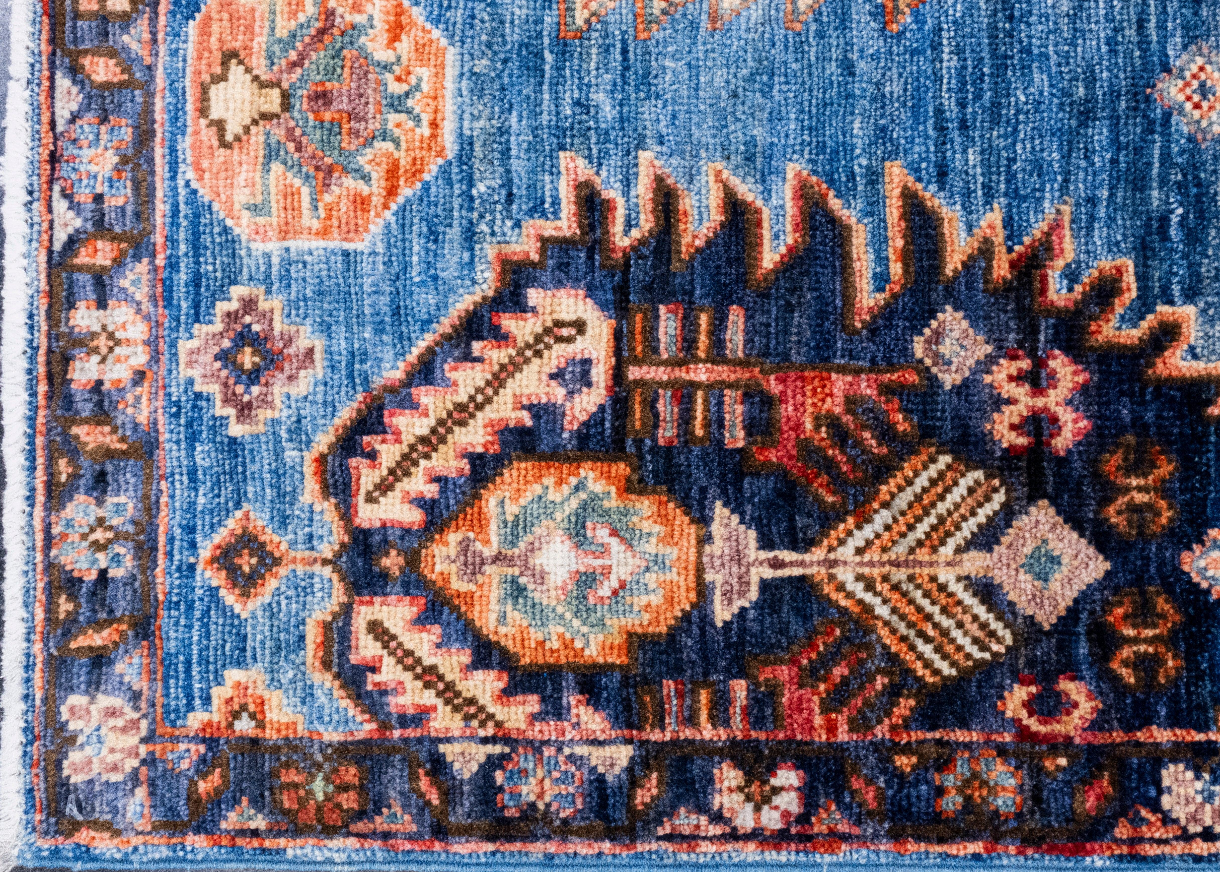 Turkish Oriental Handmade Rug 2'1