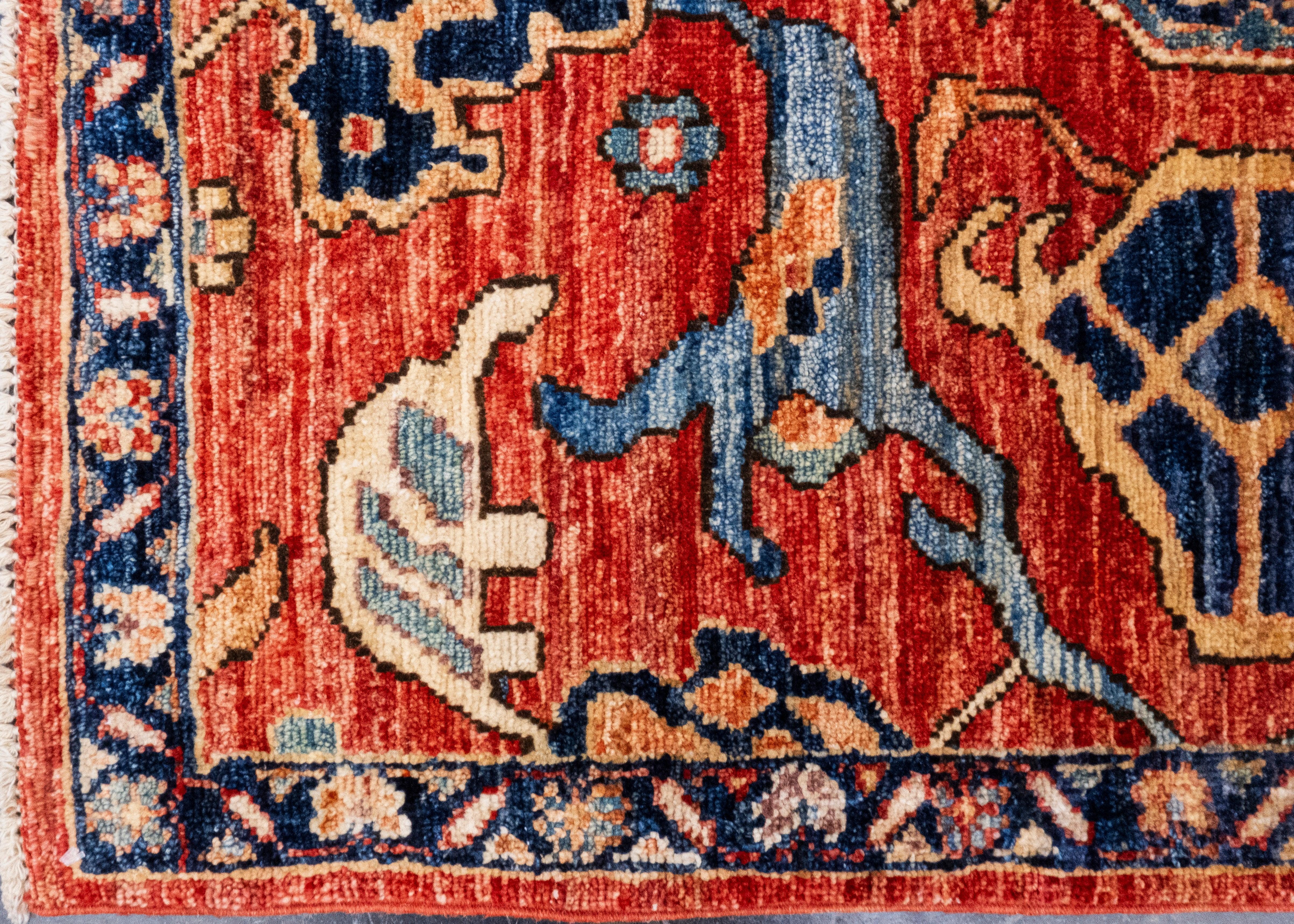 Turkish Oriental Handmade Rug 2'4