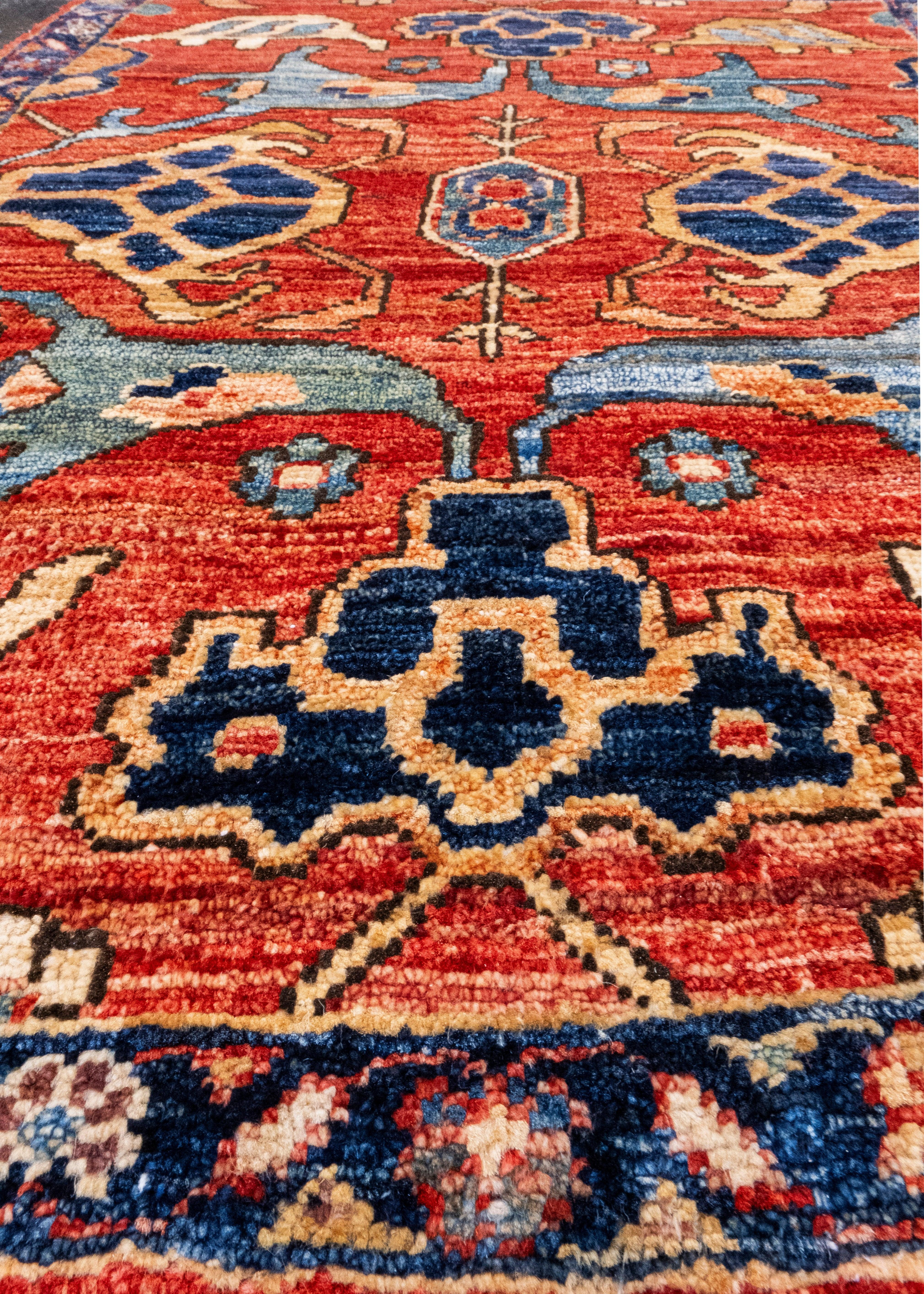 Wool Oriental Handmade Rug 2'4